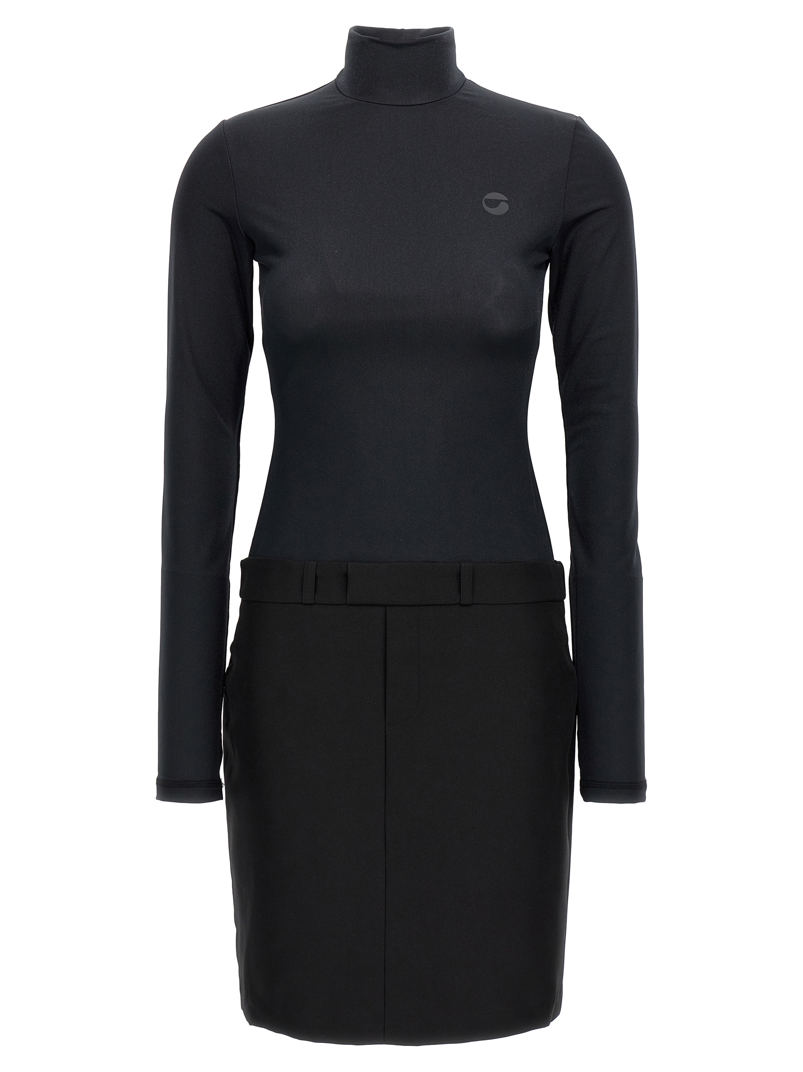 Coperni Black Polyester Short Dress - Women