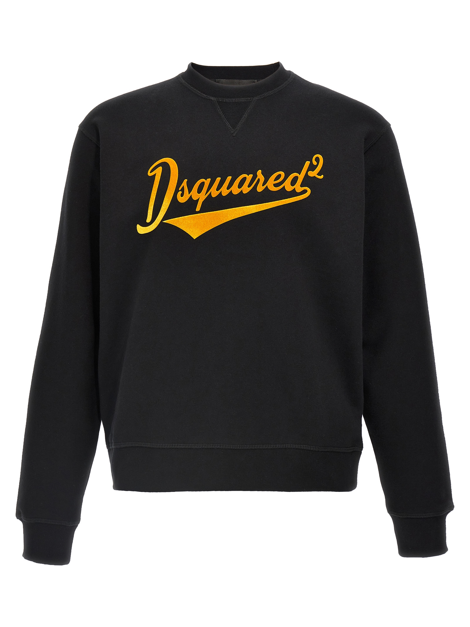 Black Cotton Sweatshirt