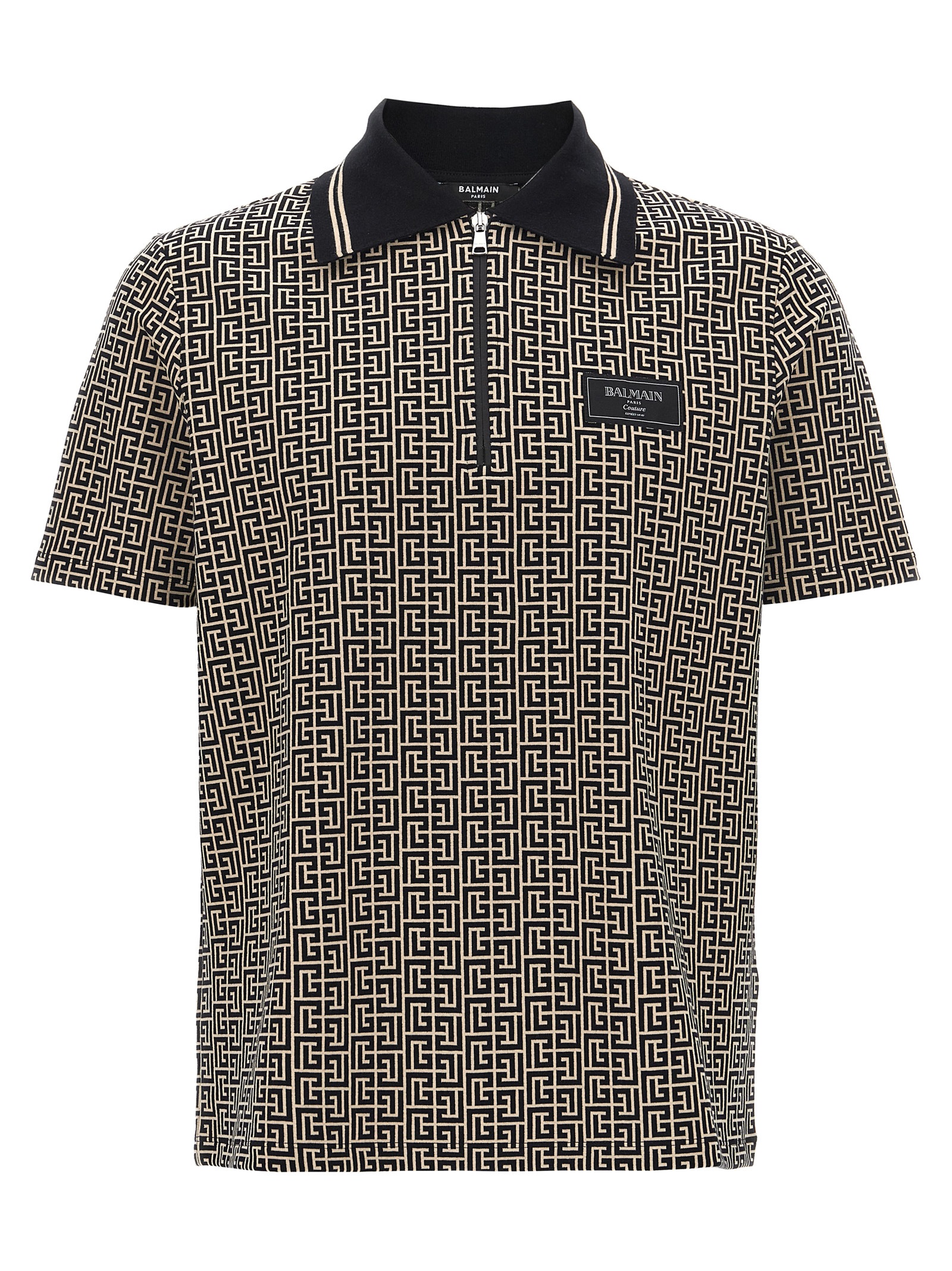 Bicolor Cotton Polo Shirt