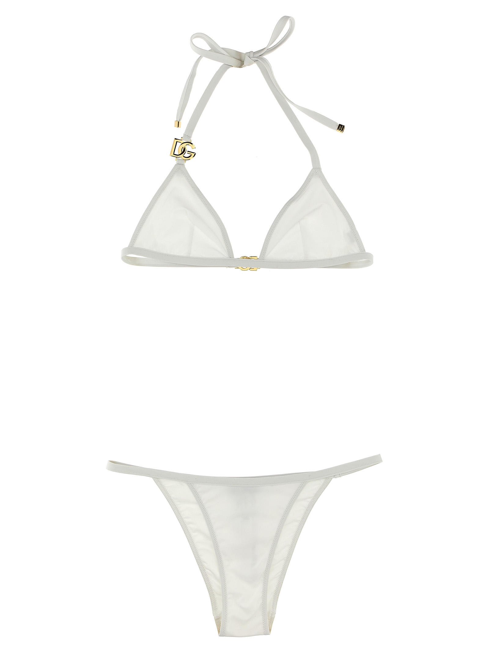 White Polyamide Bikini