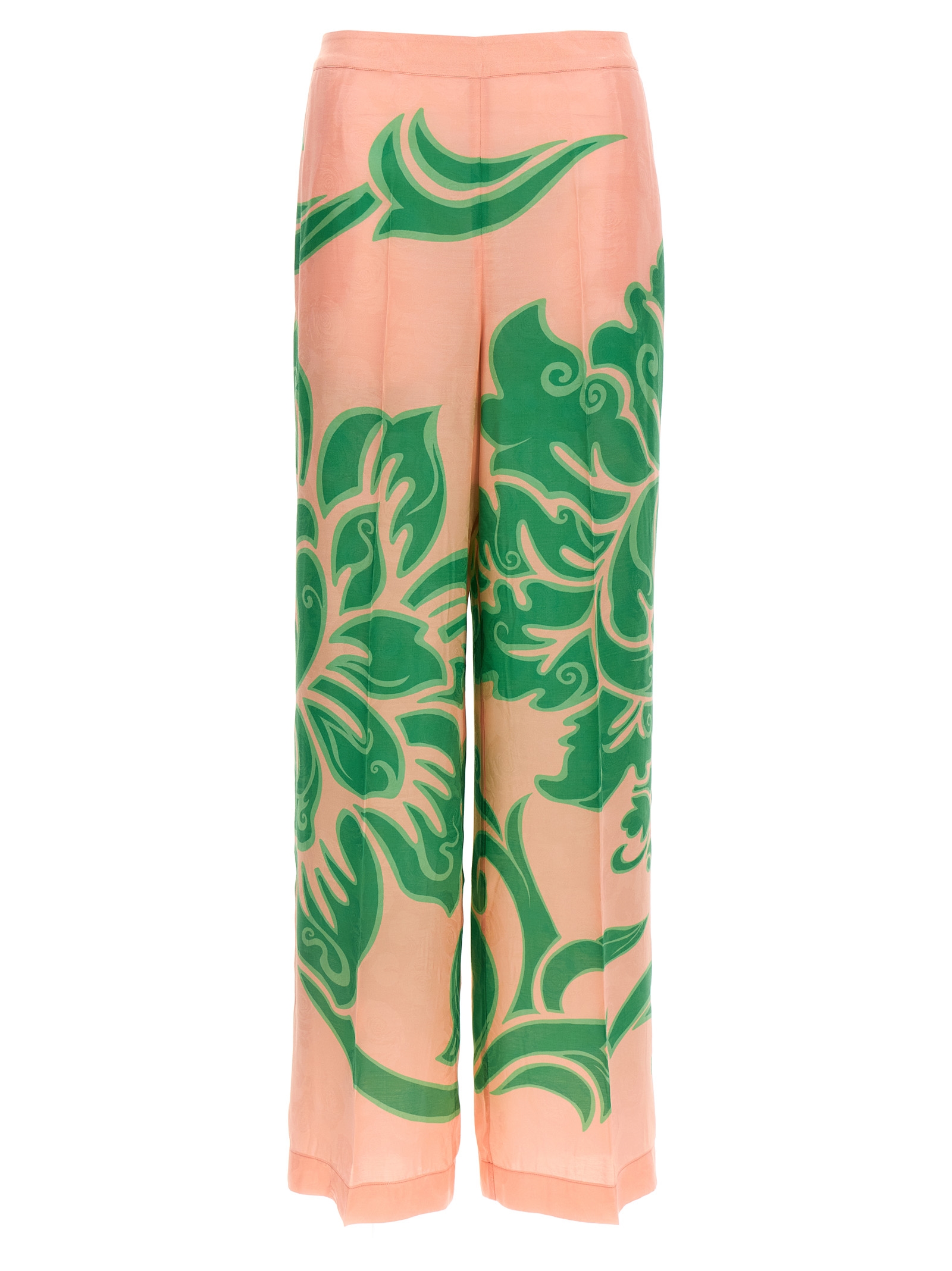 Multicolor Viscose Casual Pants