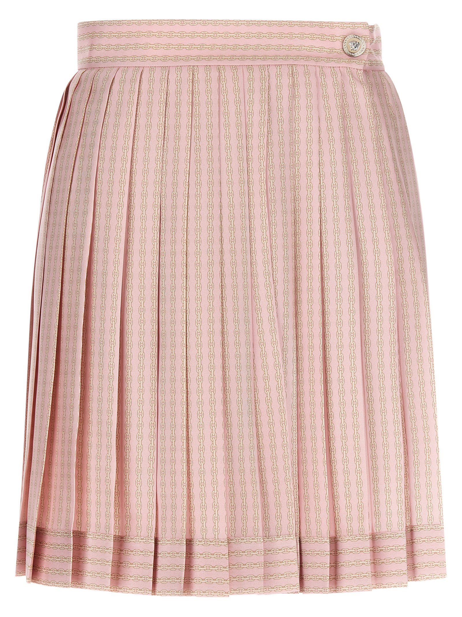 Multicolor Silk Long Skirt