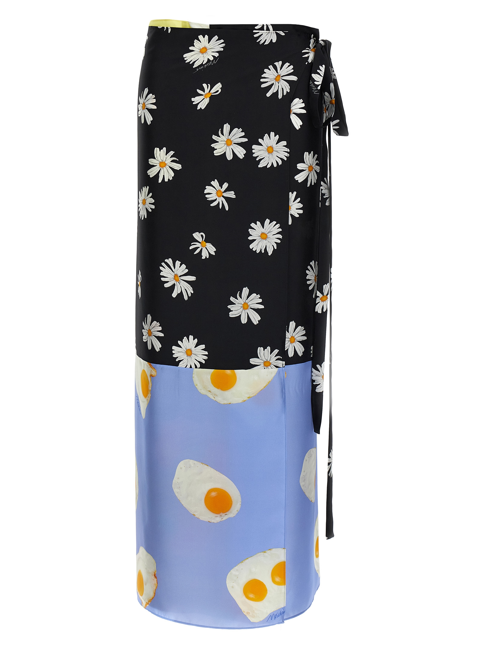 Multicolor Silk Mini Skirt