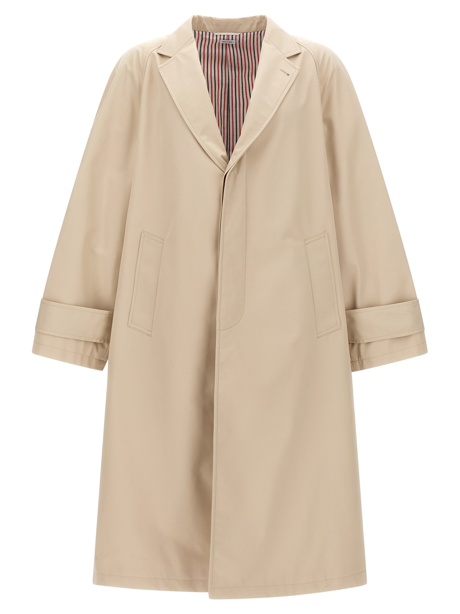 Beige Polyester Coat