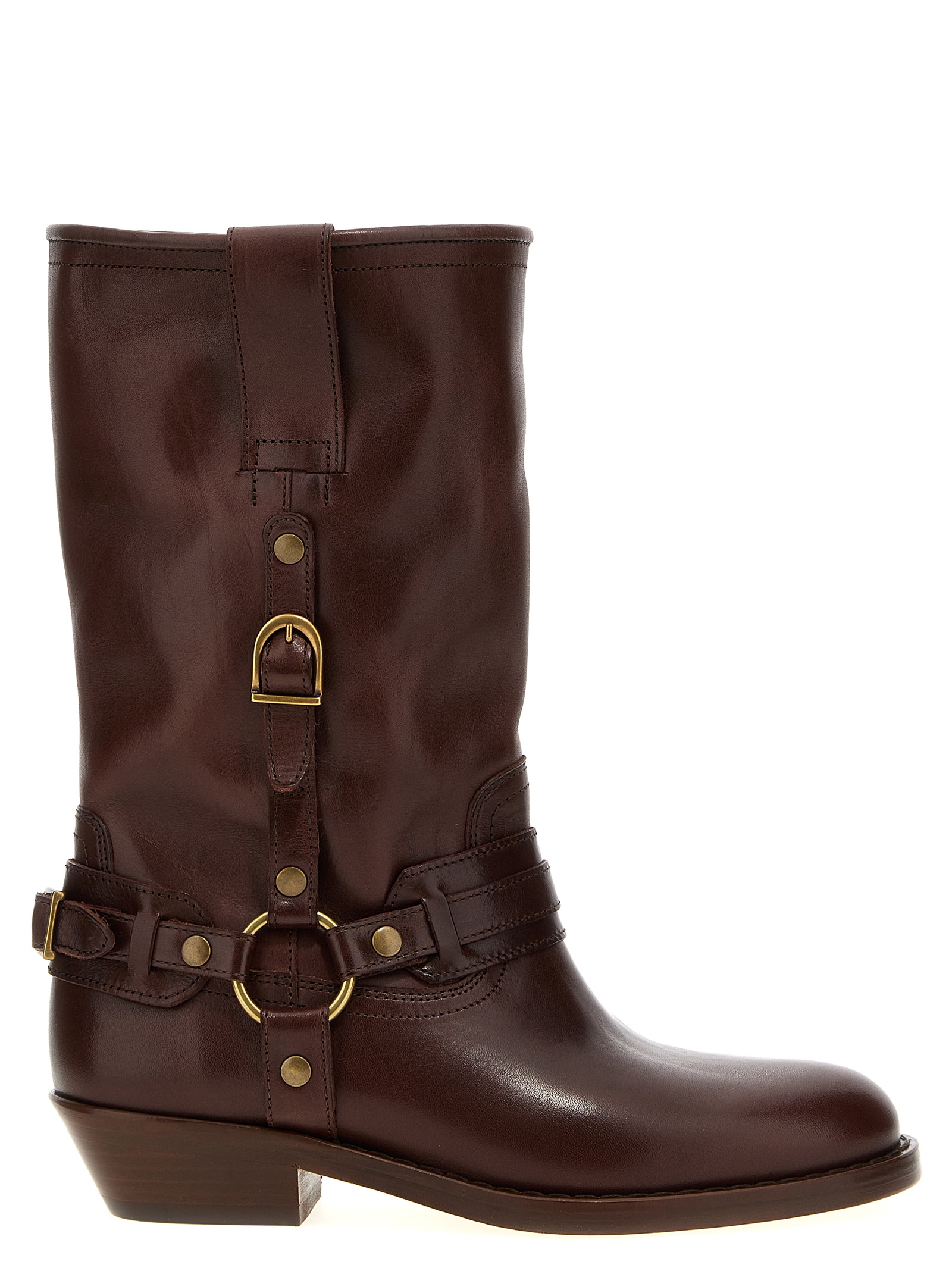 Brown Leather Chelsea Boots