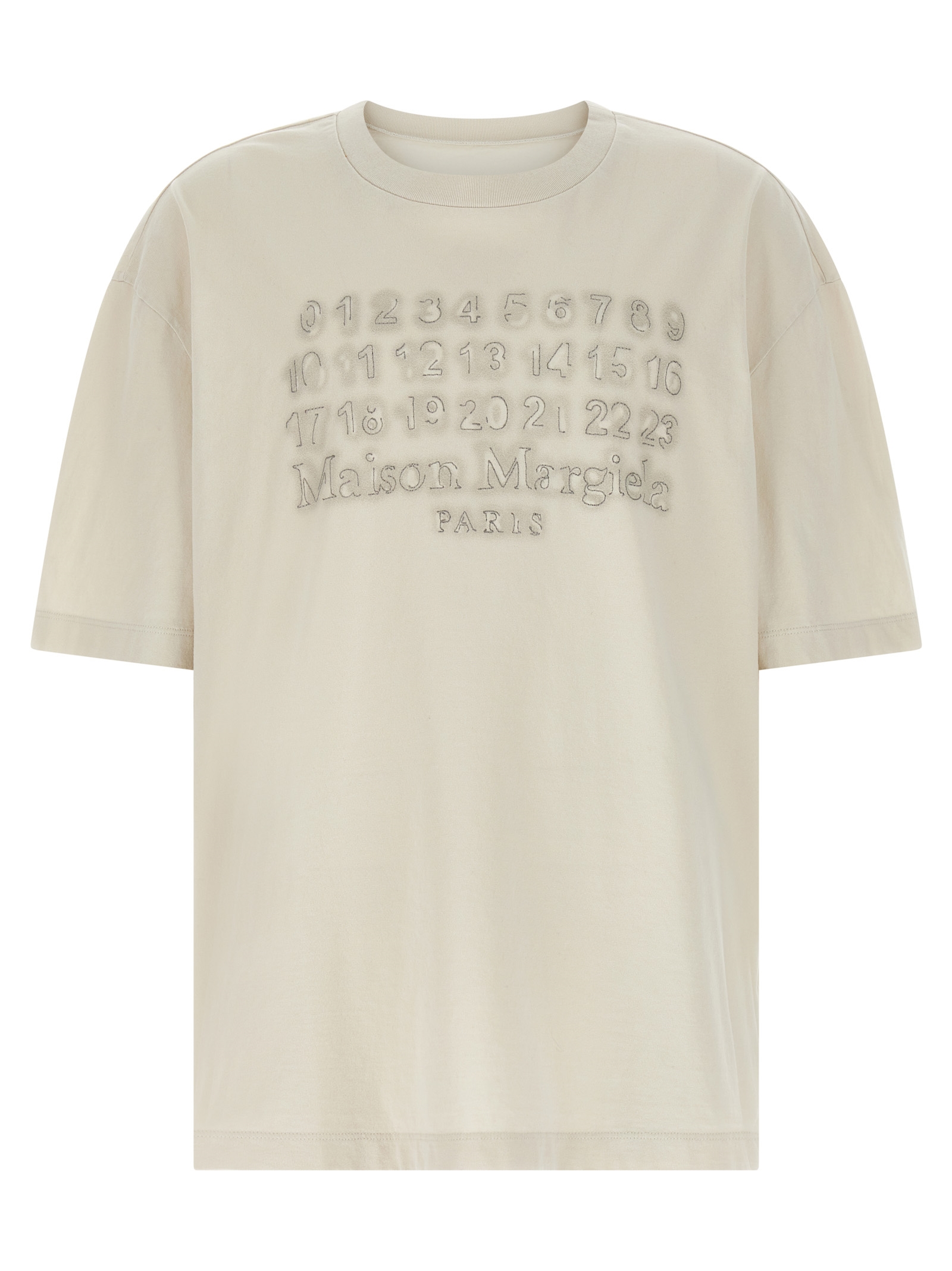 Beige Cotton T-Shirt