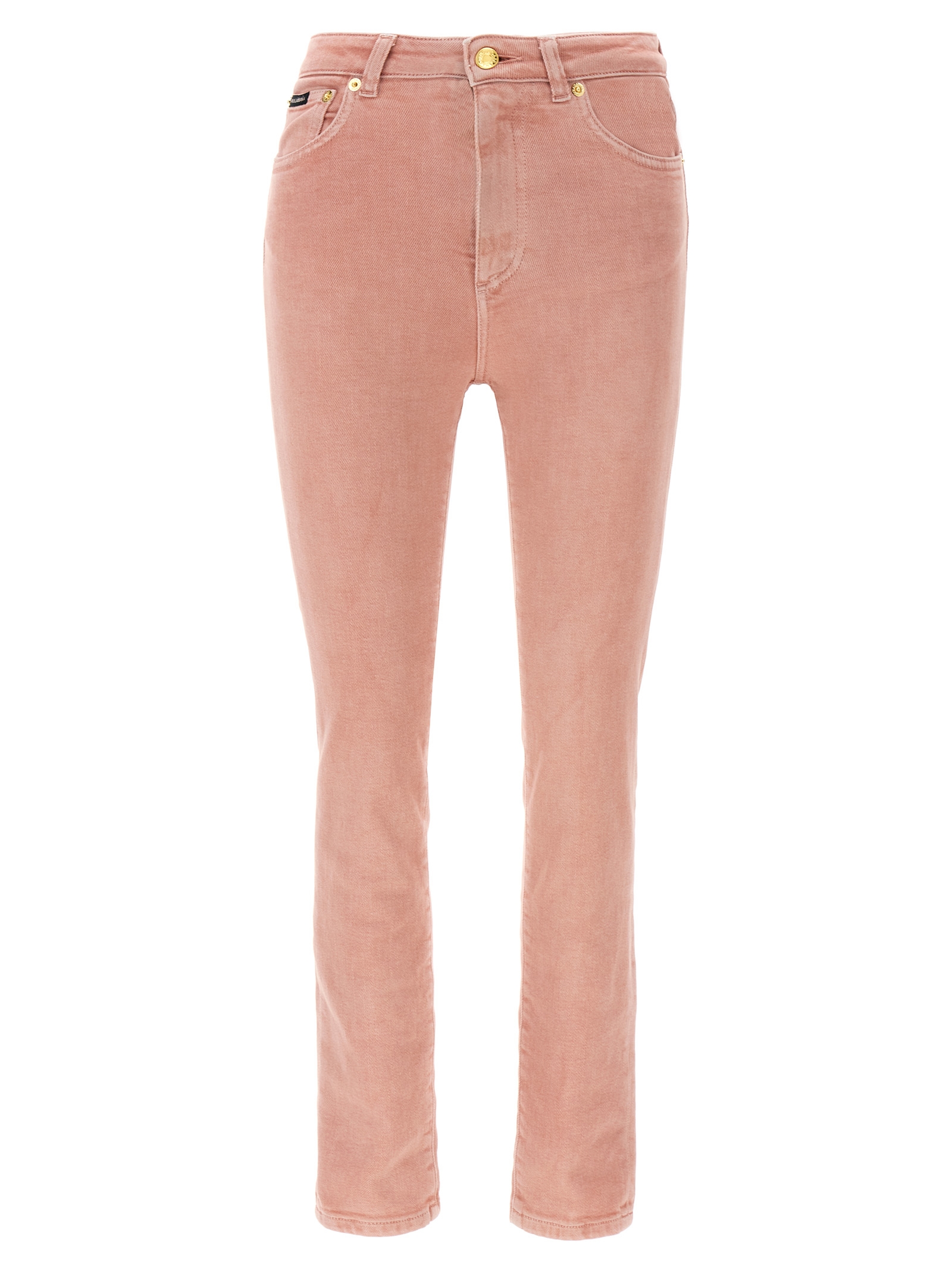 Multicolor Cotton High-Waisted Jean