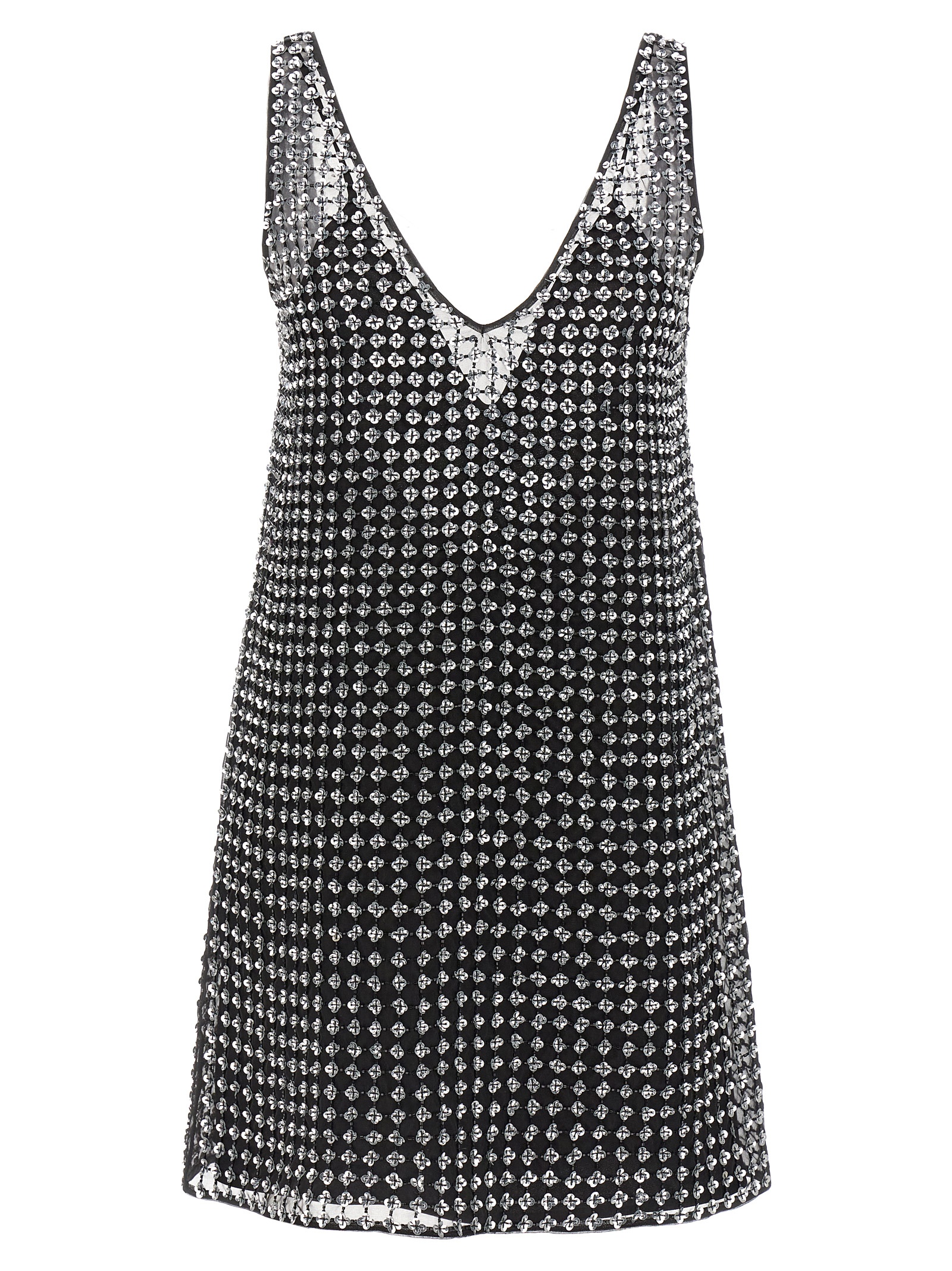 Black Silk Short Dress