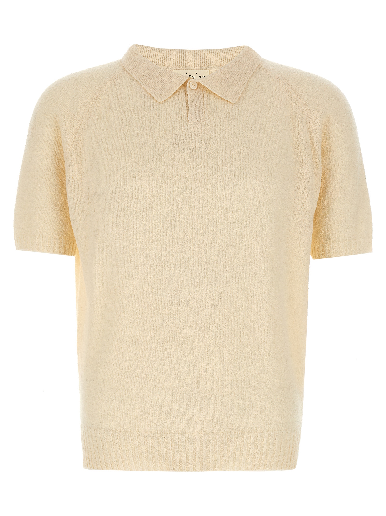 White Cotton Polo Shirt