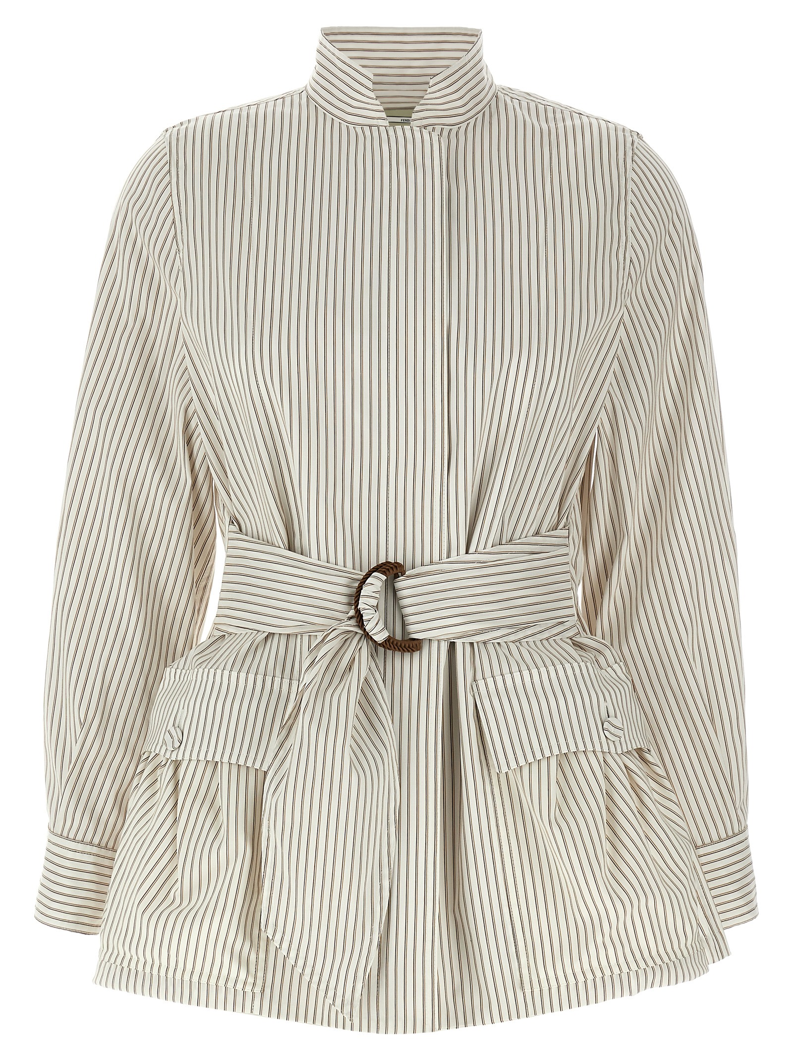 White Cotton Shell Jacket