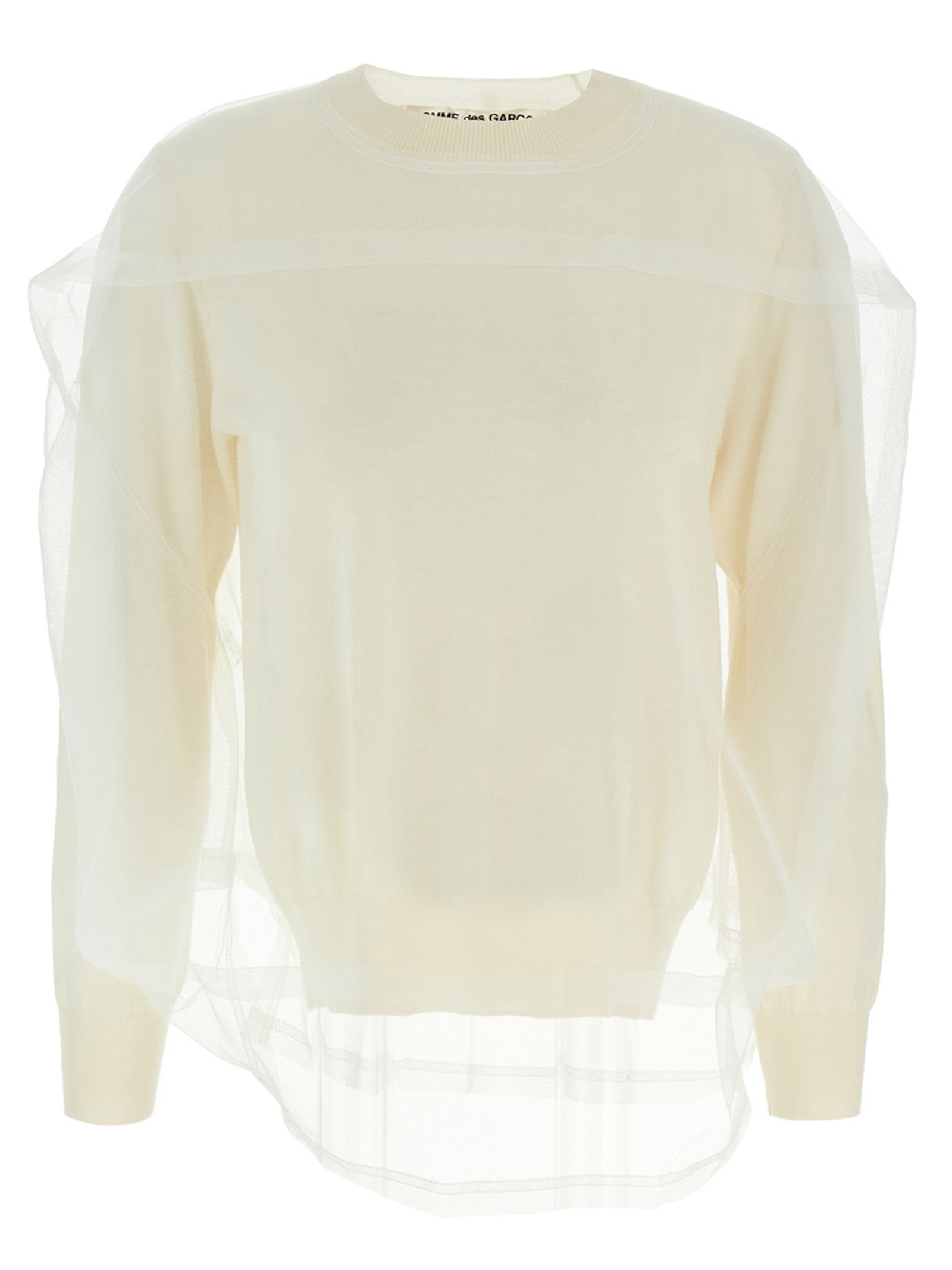 White Wool Cardigan