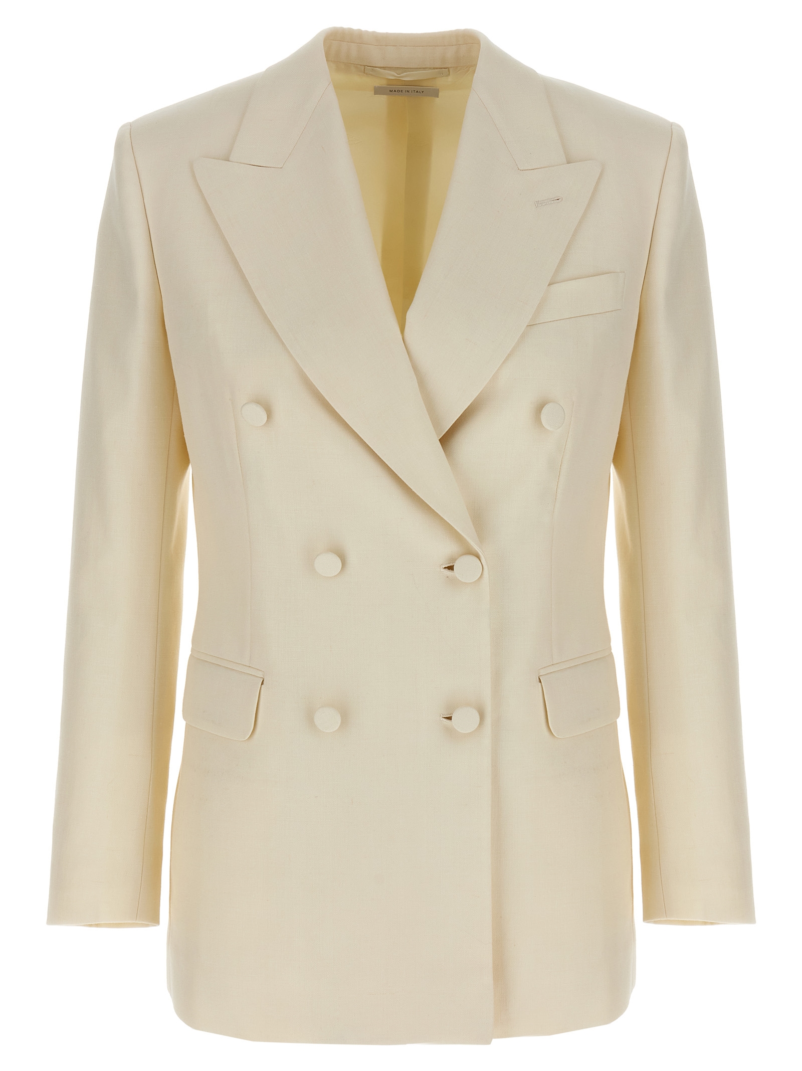 White Wool Blazer