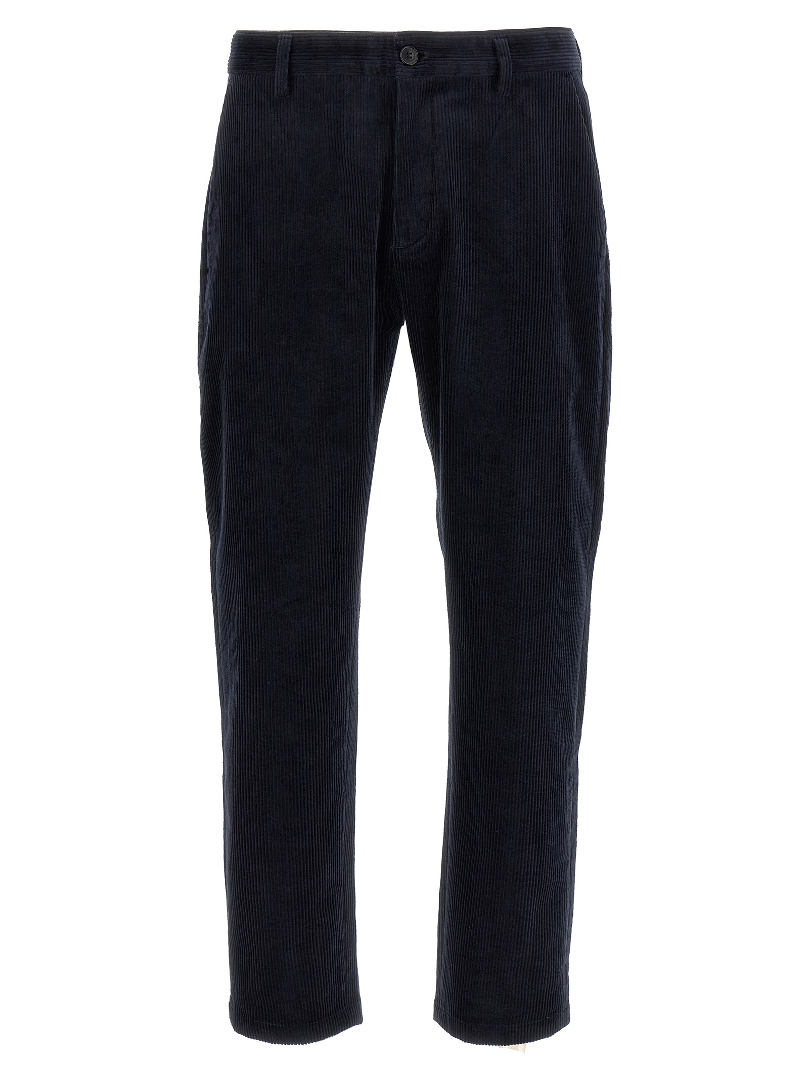 Blue Cotton Chino Pants