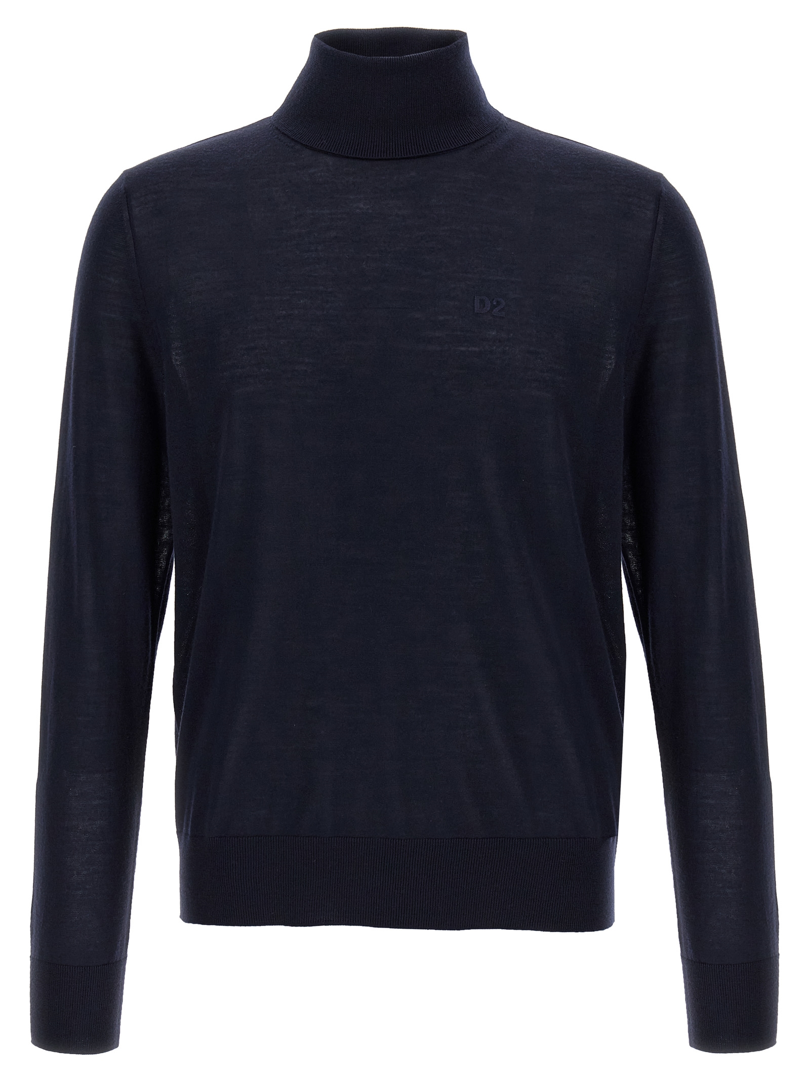 Blue Virgin Wool Cardigan
