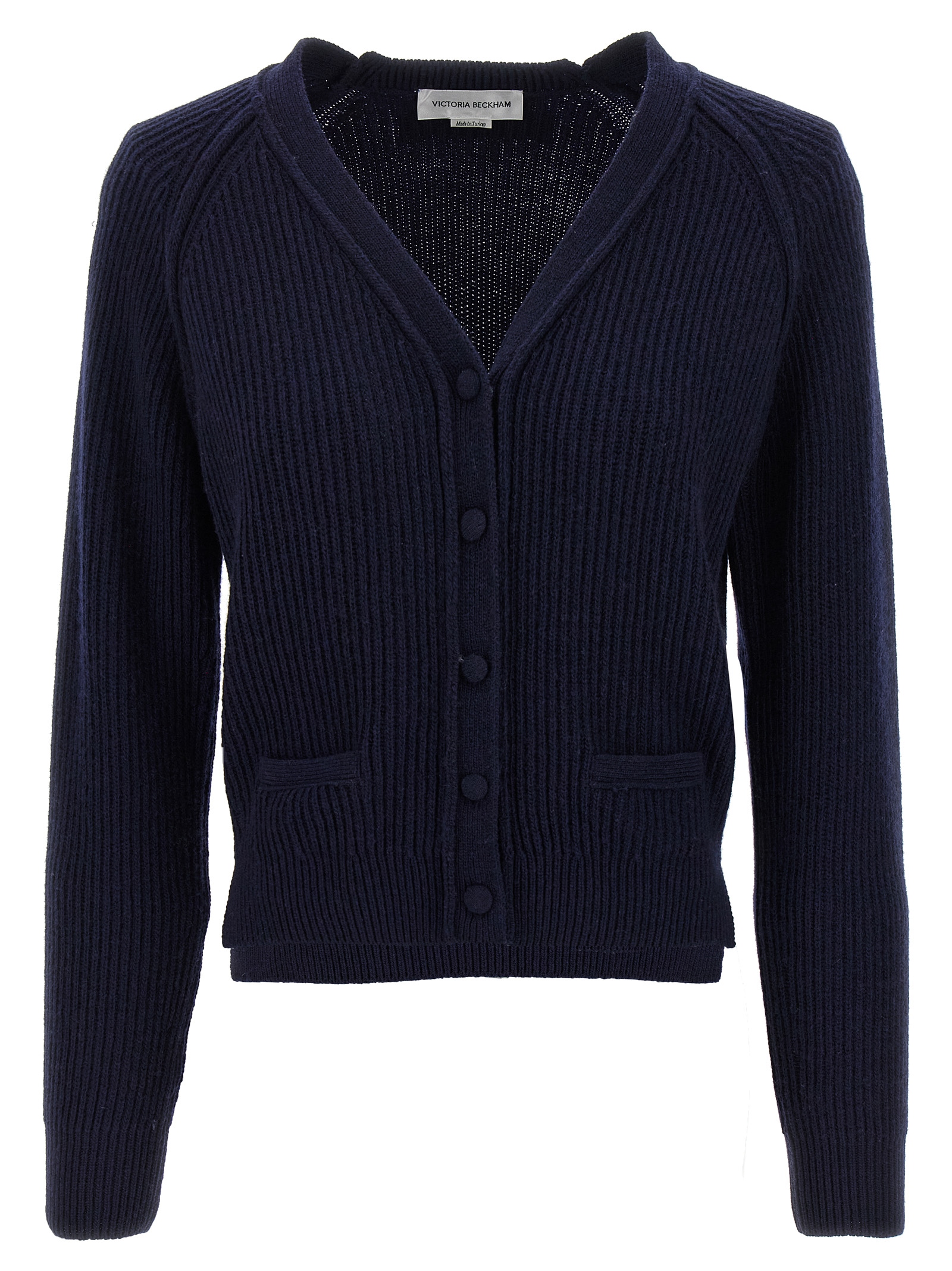 Blue Wool Cardigan