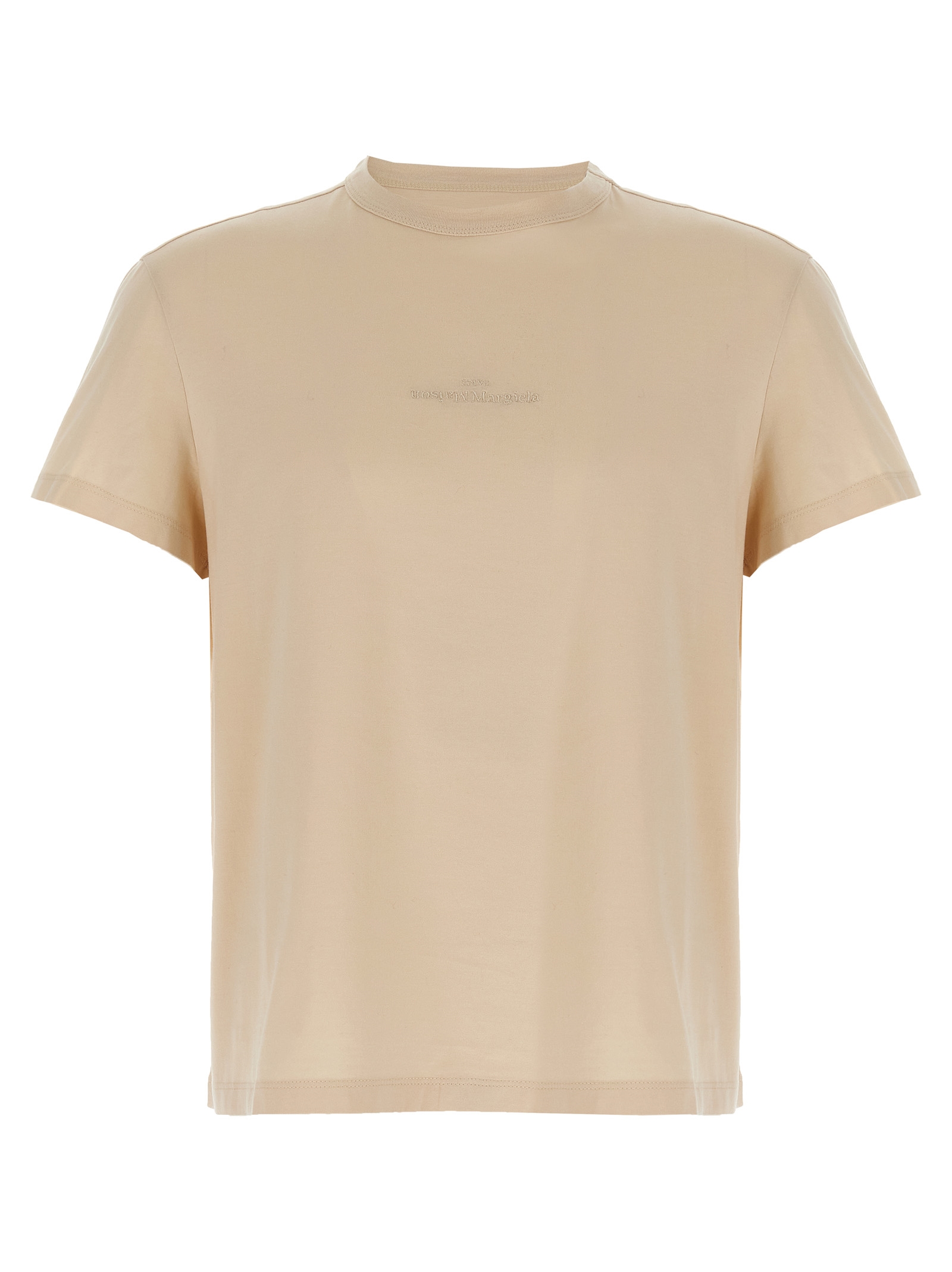 Beige Cotton T-Shirt