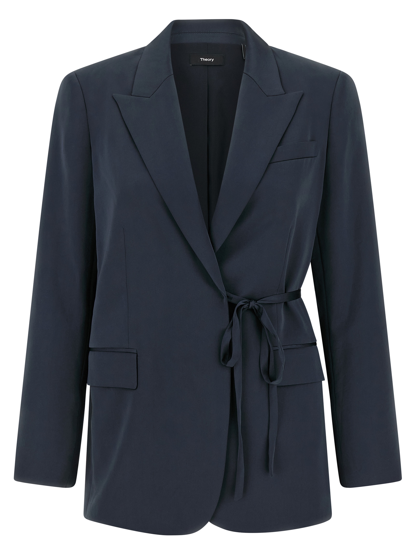 Blue Polyester Blazer