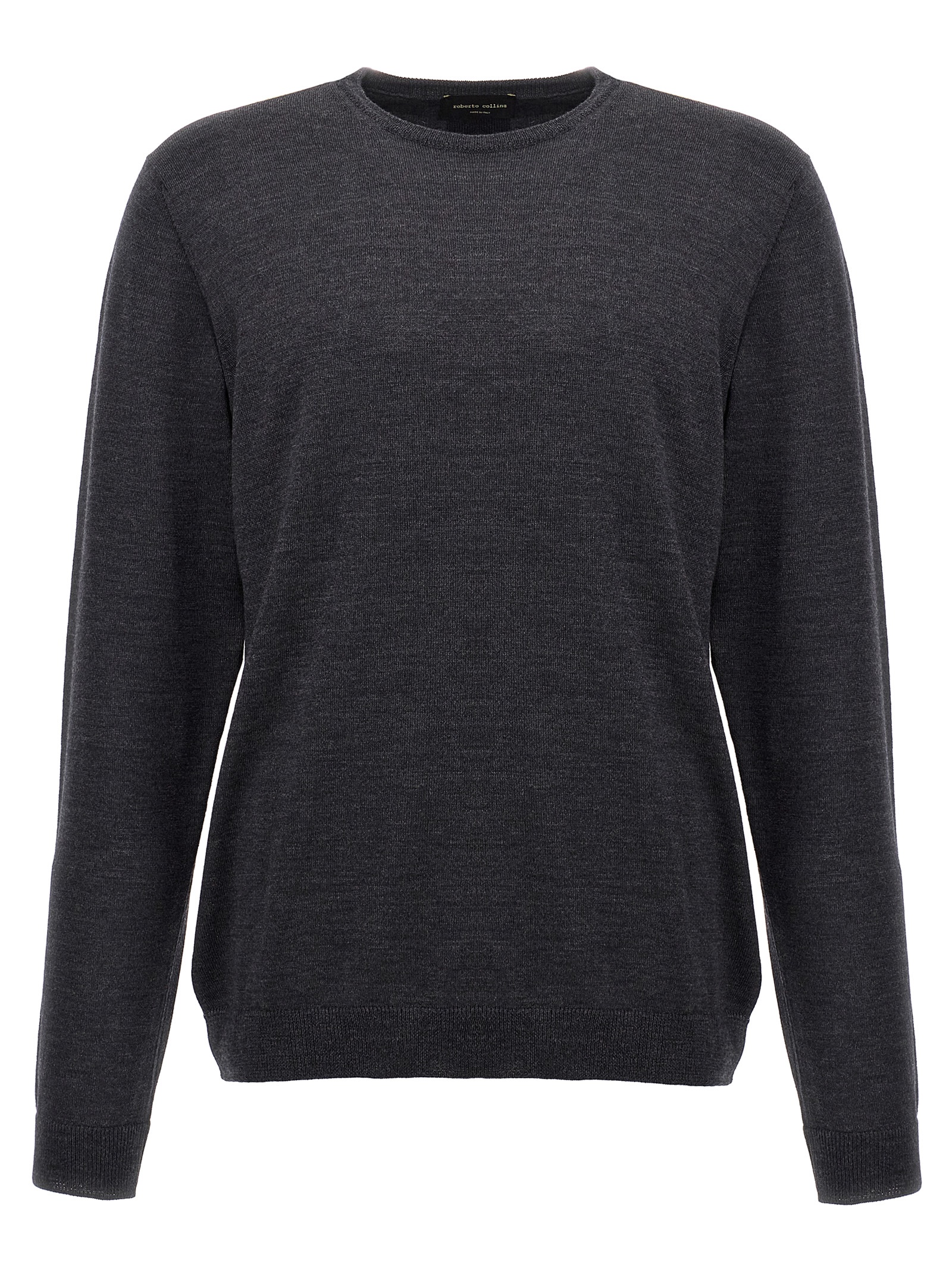 Gray Merino Wool Cardigan