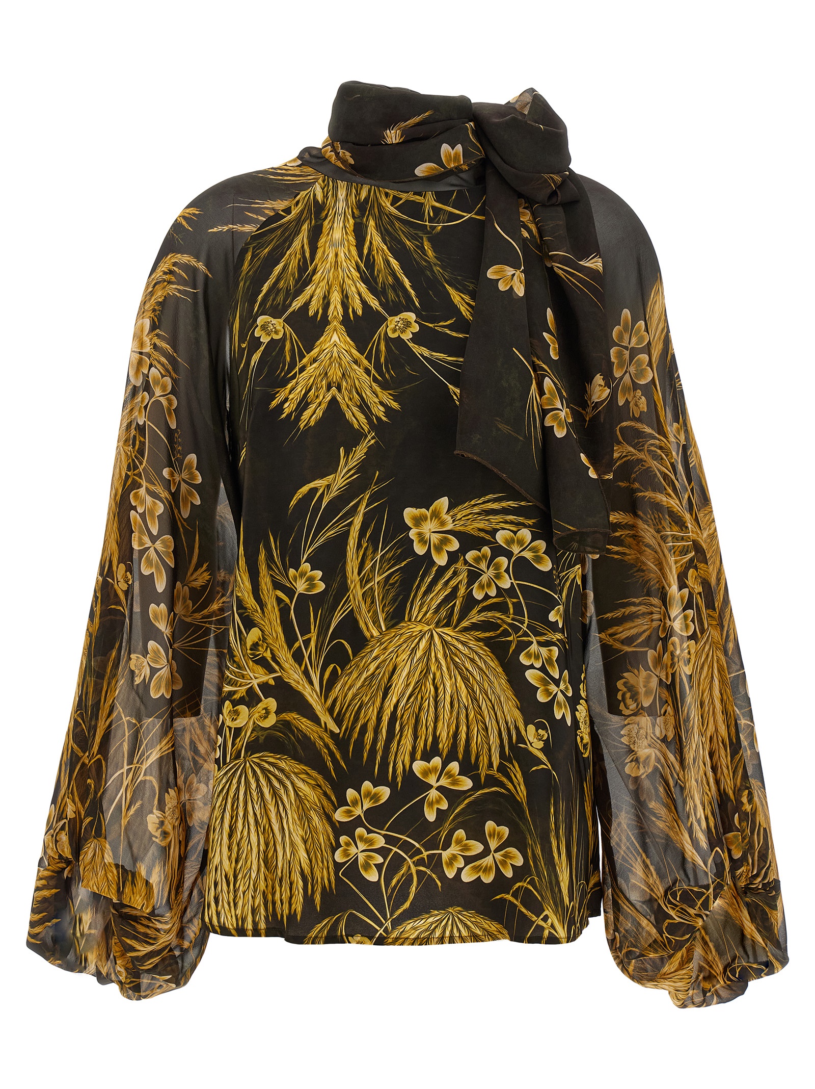 Multicolor Viscose Blouse