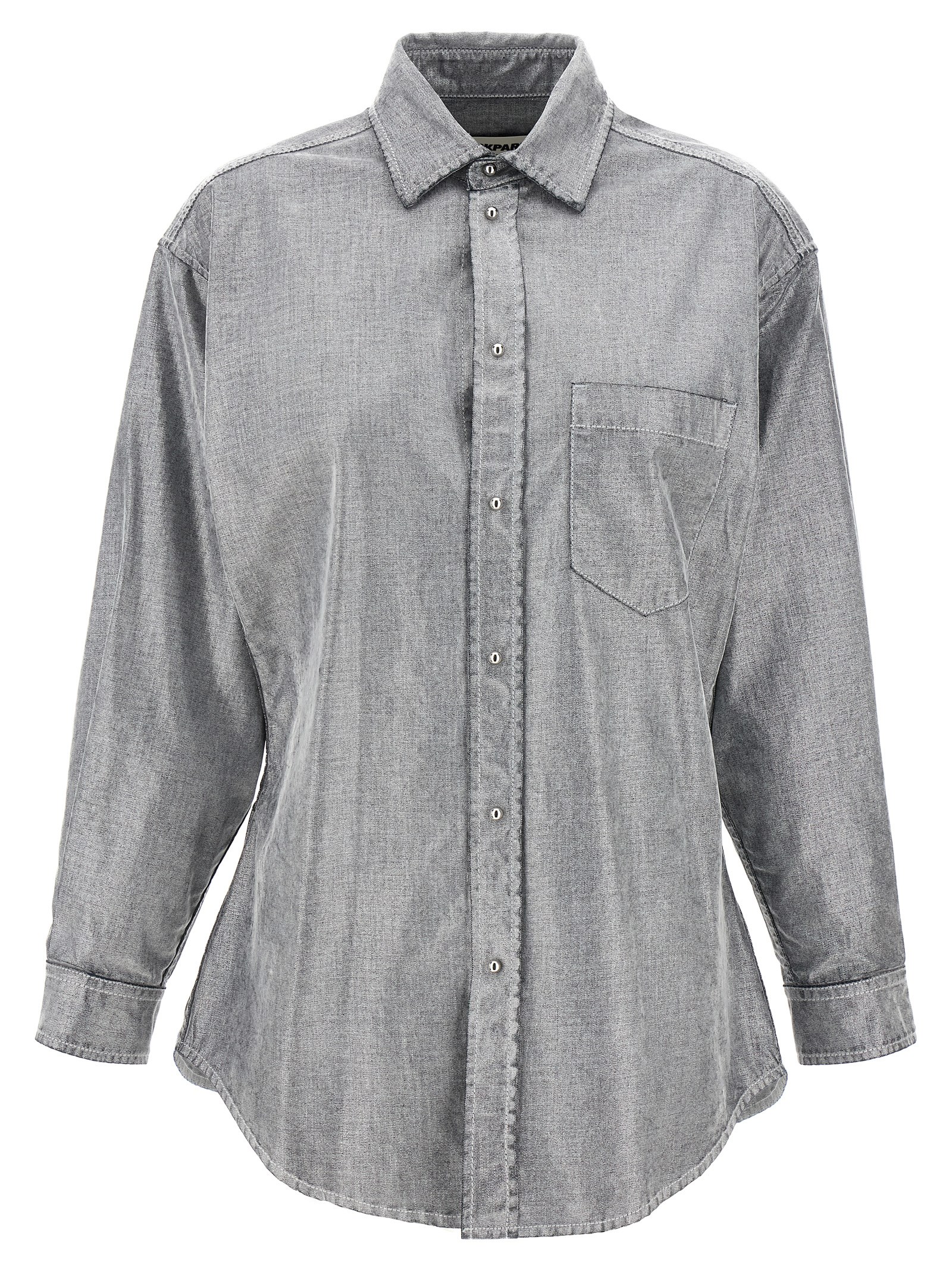 Silver Cotton Blouse