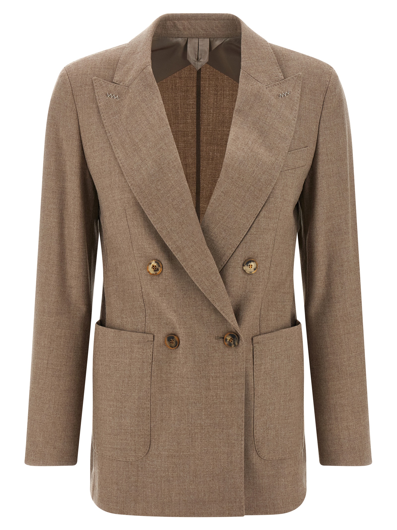 Beige Cashmere Blazer