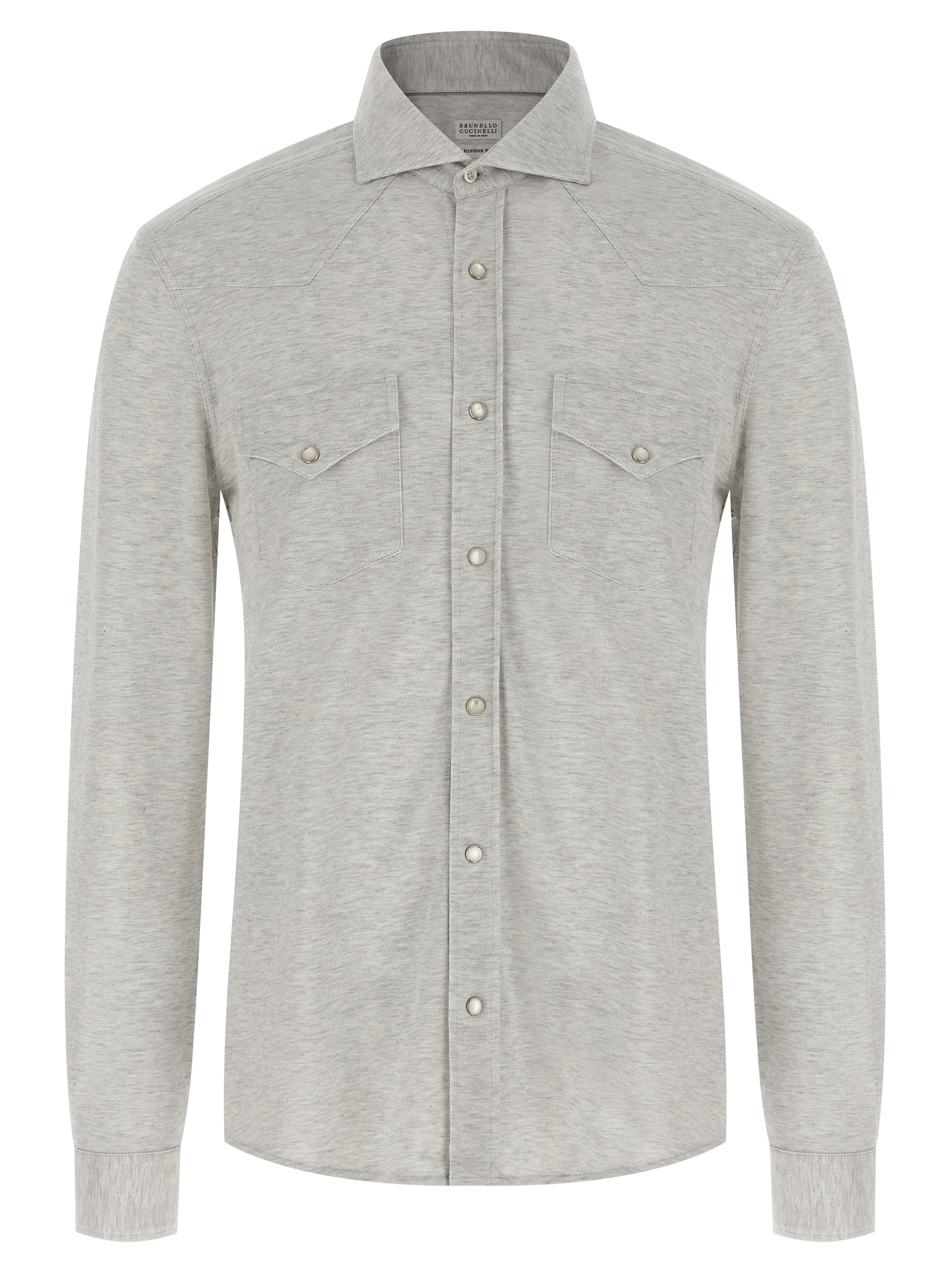 Gray Cotton Blouse