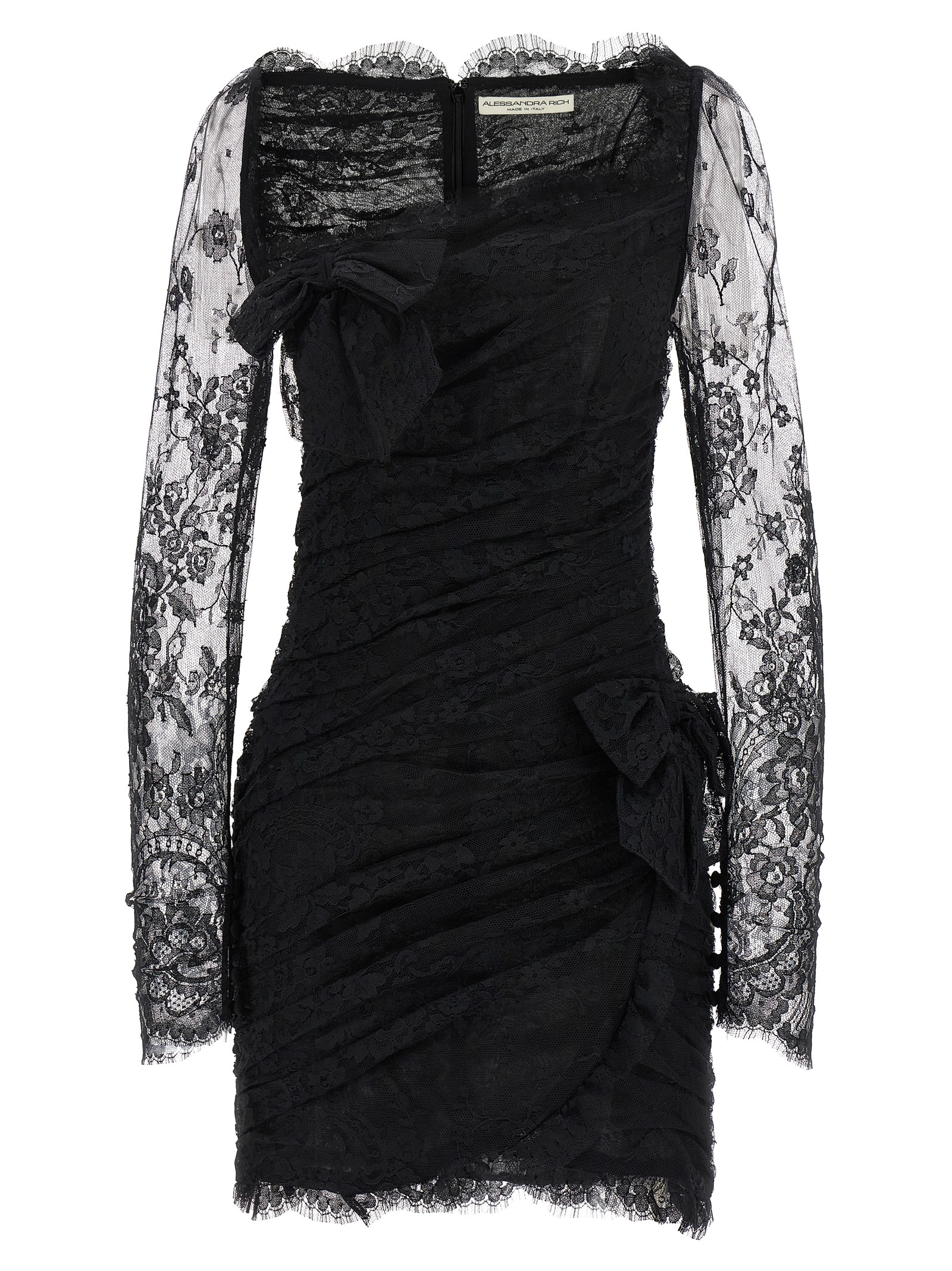 Black Organic Cotton Short Dress