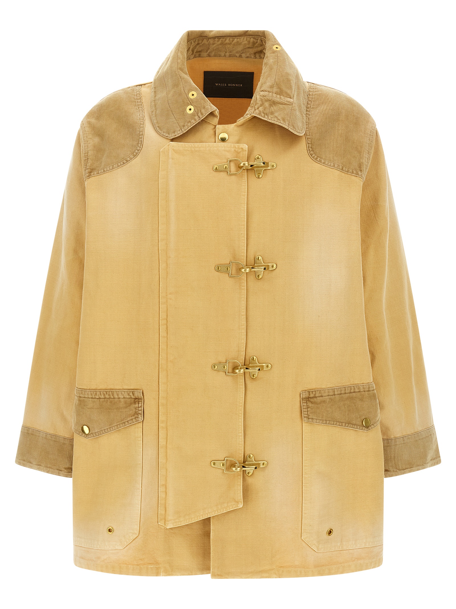 Beige Cotton Coat