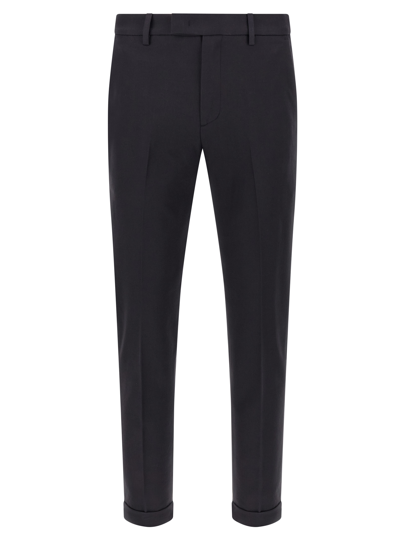 Blue Cotton Chino Pants