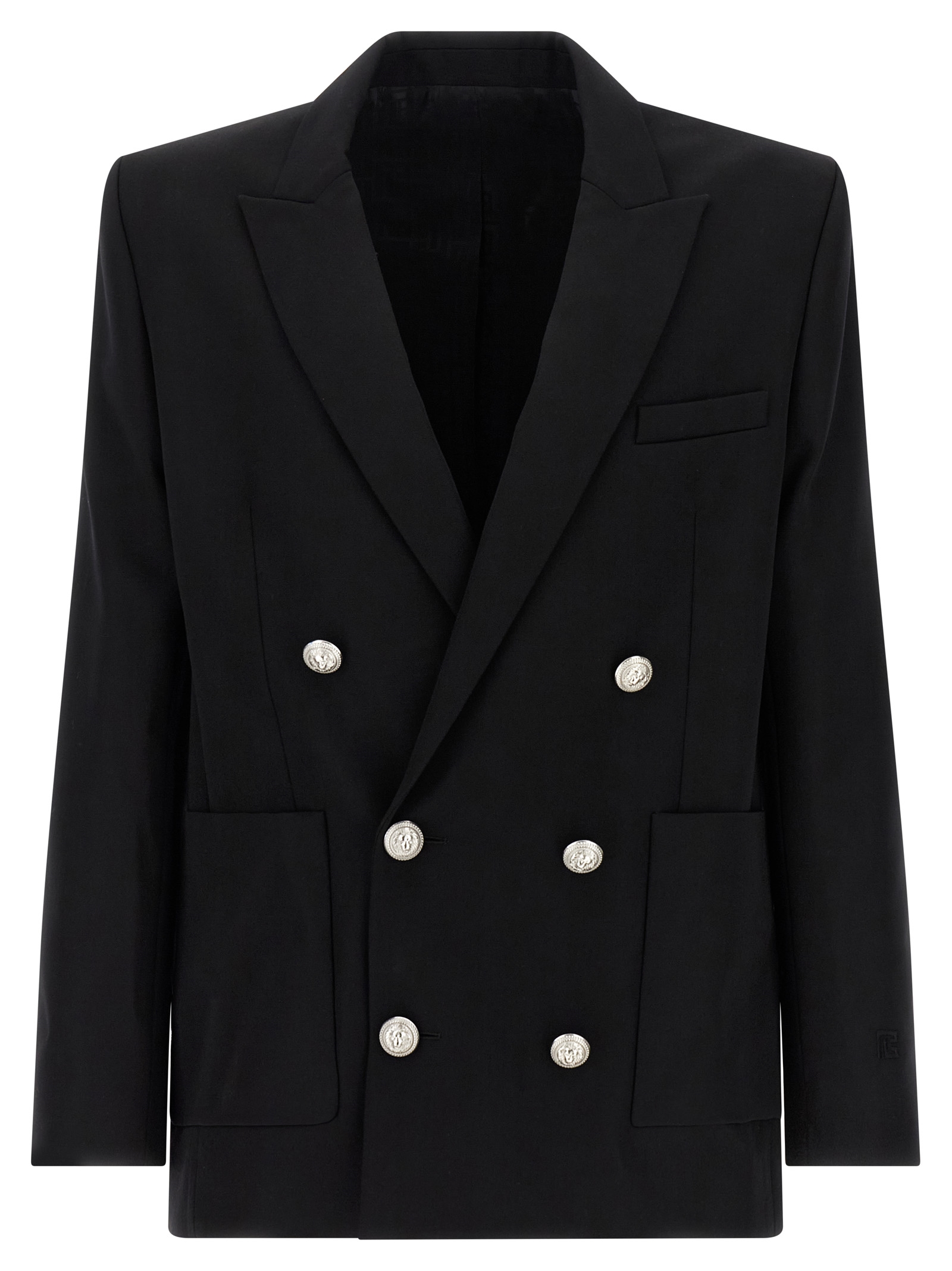 Black Virgin Wool Blazer
