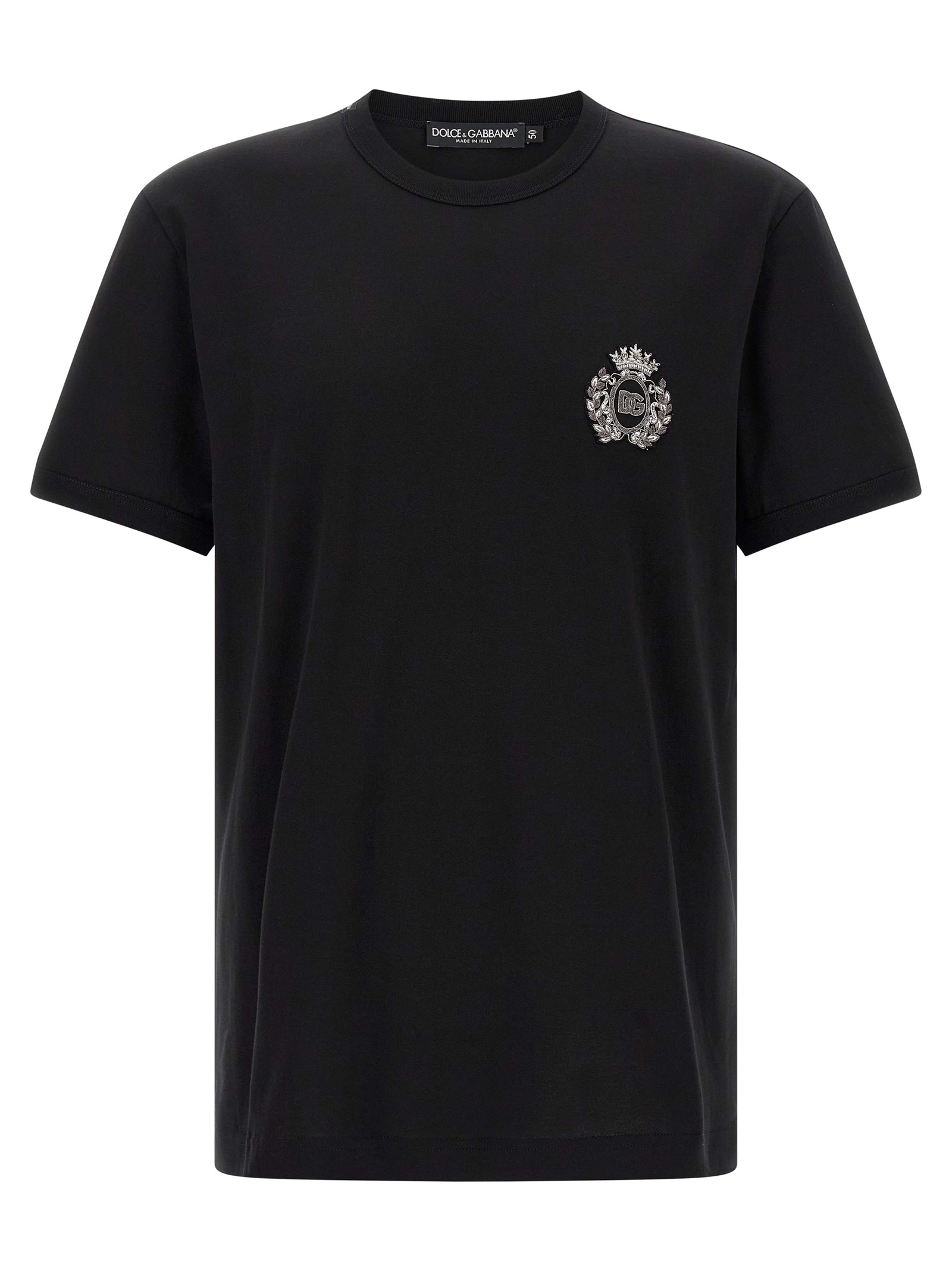 Black Cotton T-Shirt