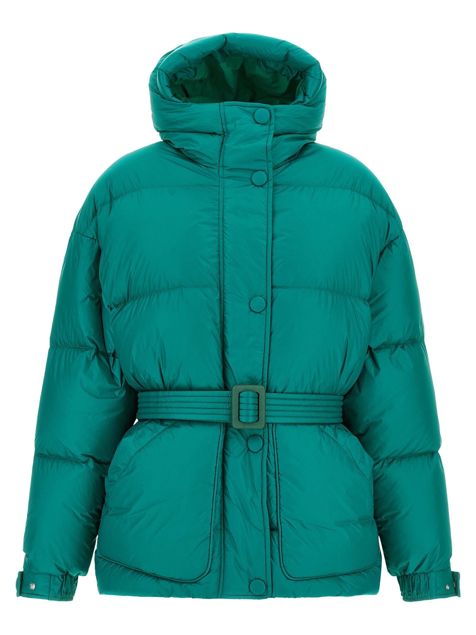 Bicolor Nylon Full-Length Jacket