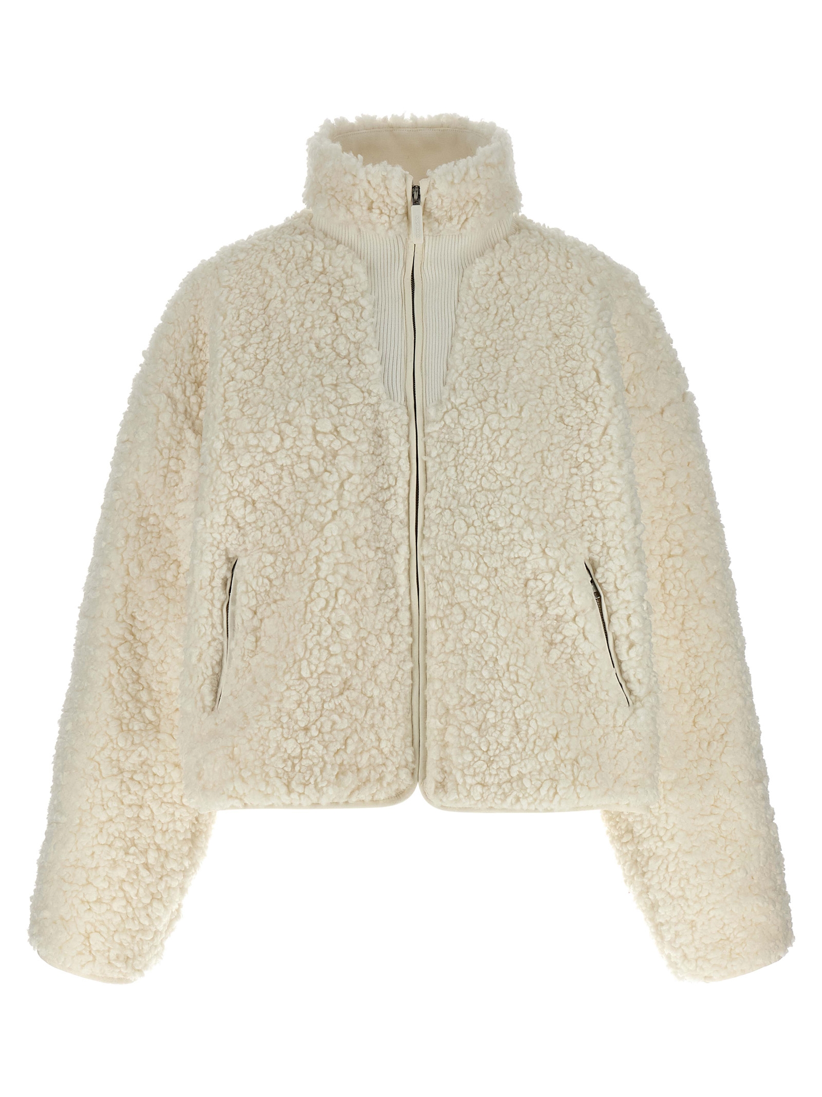 White Polyester Jacket