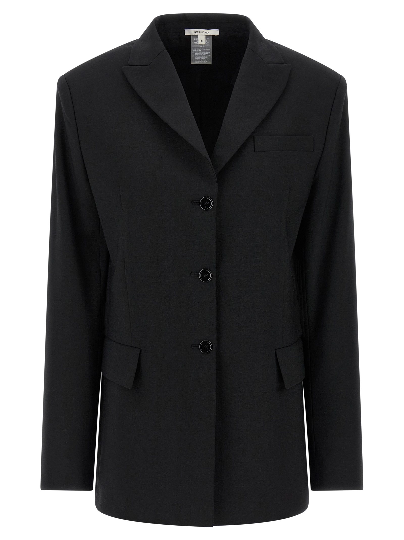 Black Virgin Wool Blazer