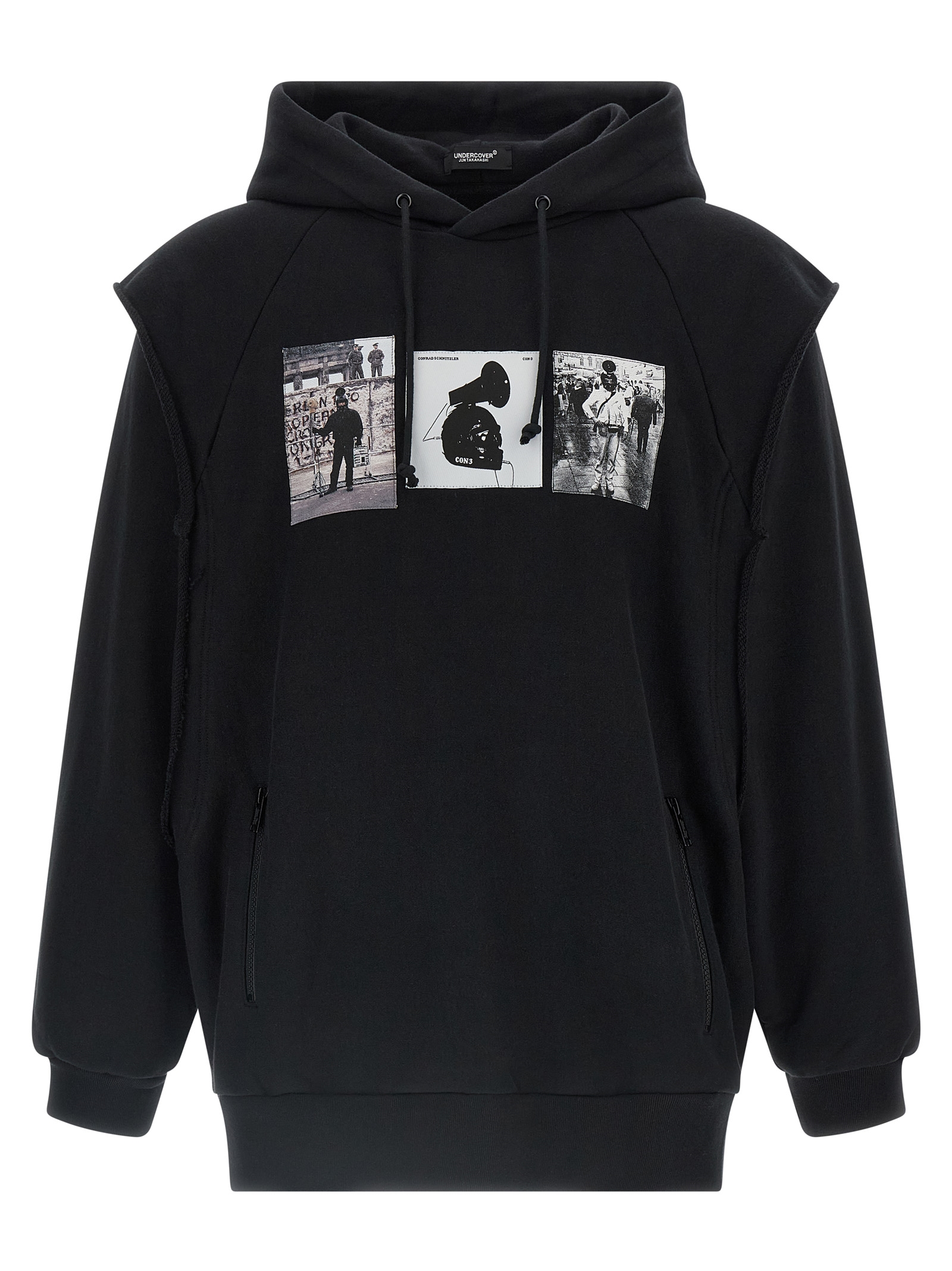 Black Cotton Sweatshirt