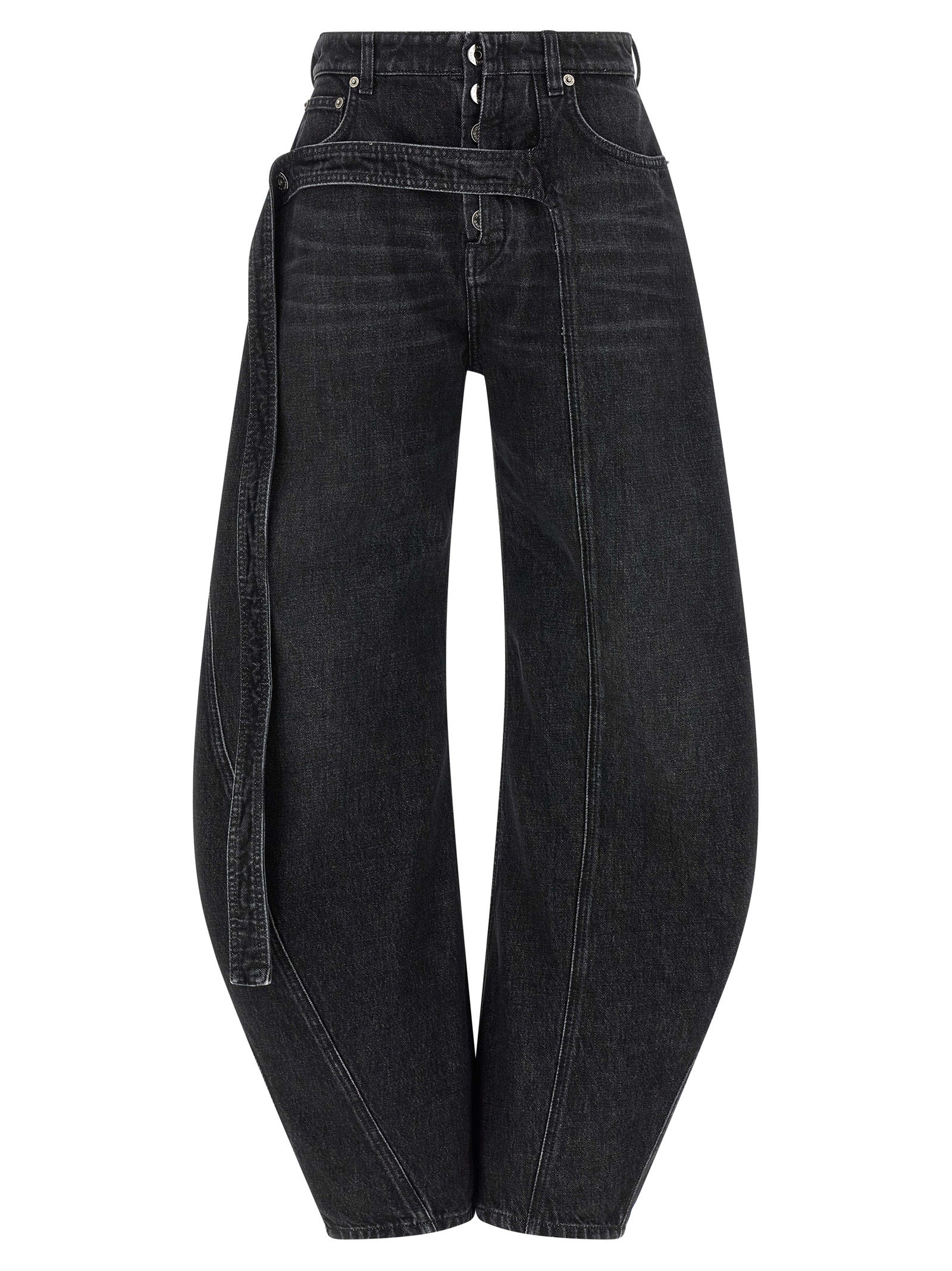 Black Cotton Jeans Denim