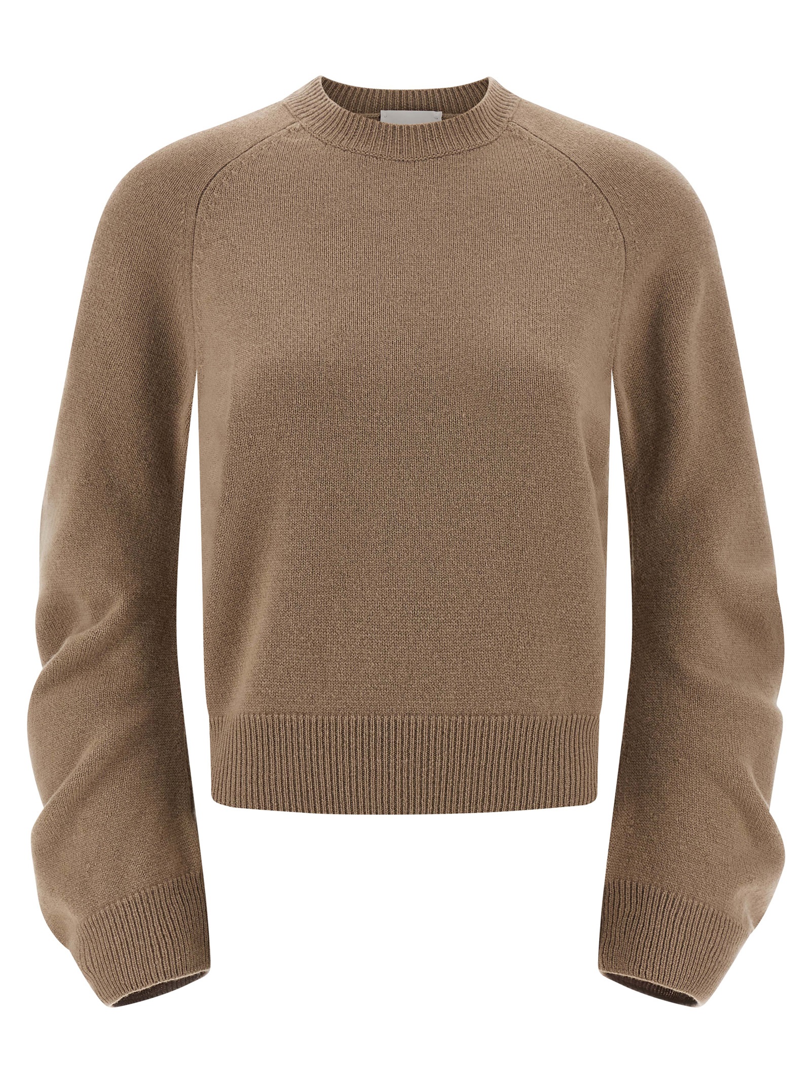 Beige Virgin Wool Cardigan