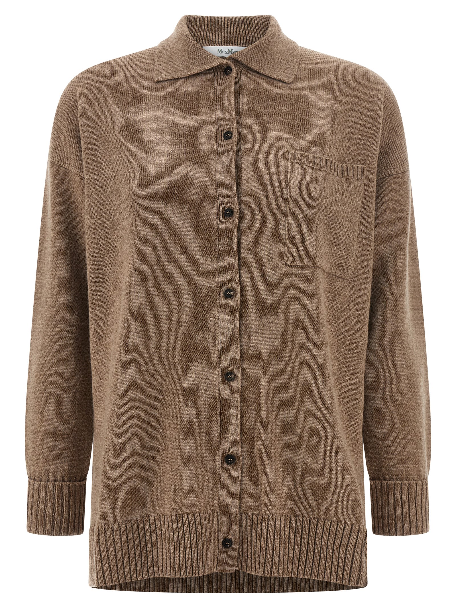 Brown Cashmere Cardigan
