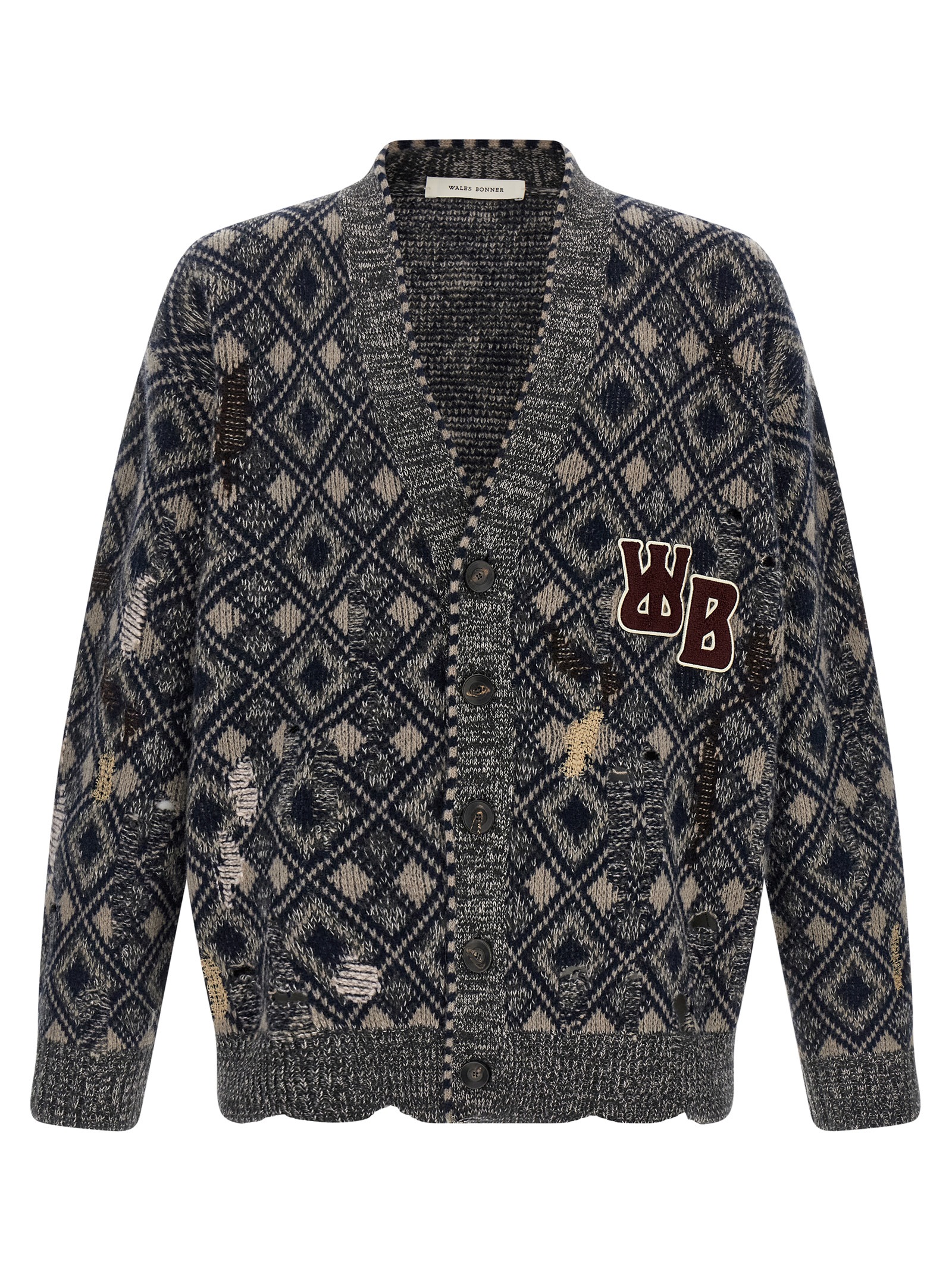 Multicolor Merino Wool Cardigan
