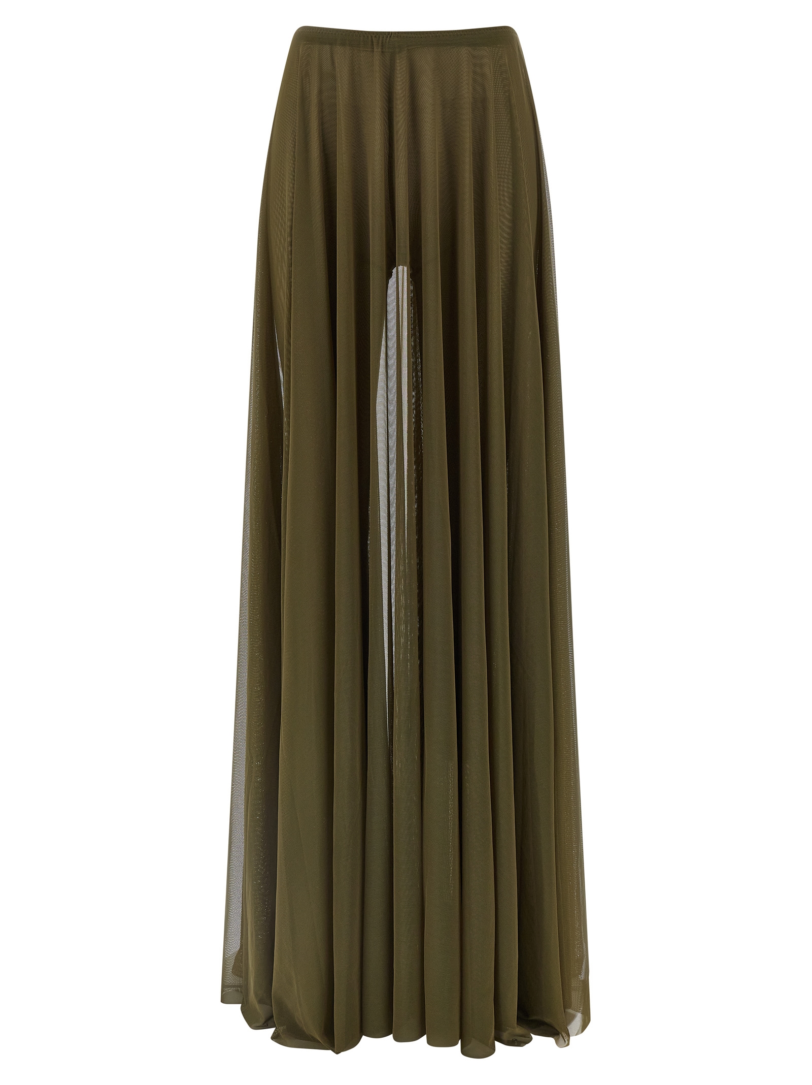 Bicolor Polyamide Mini Skirt