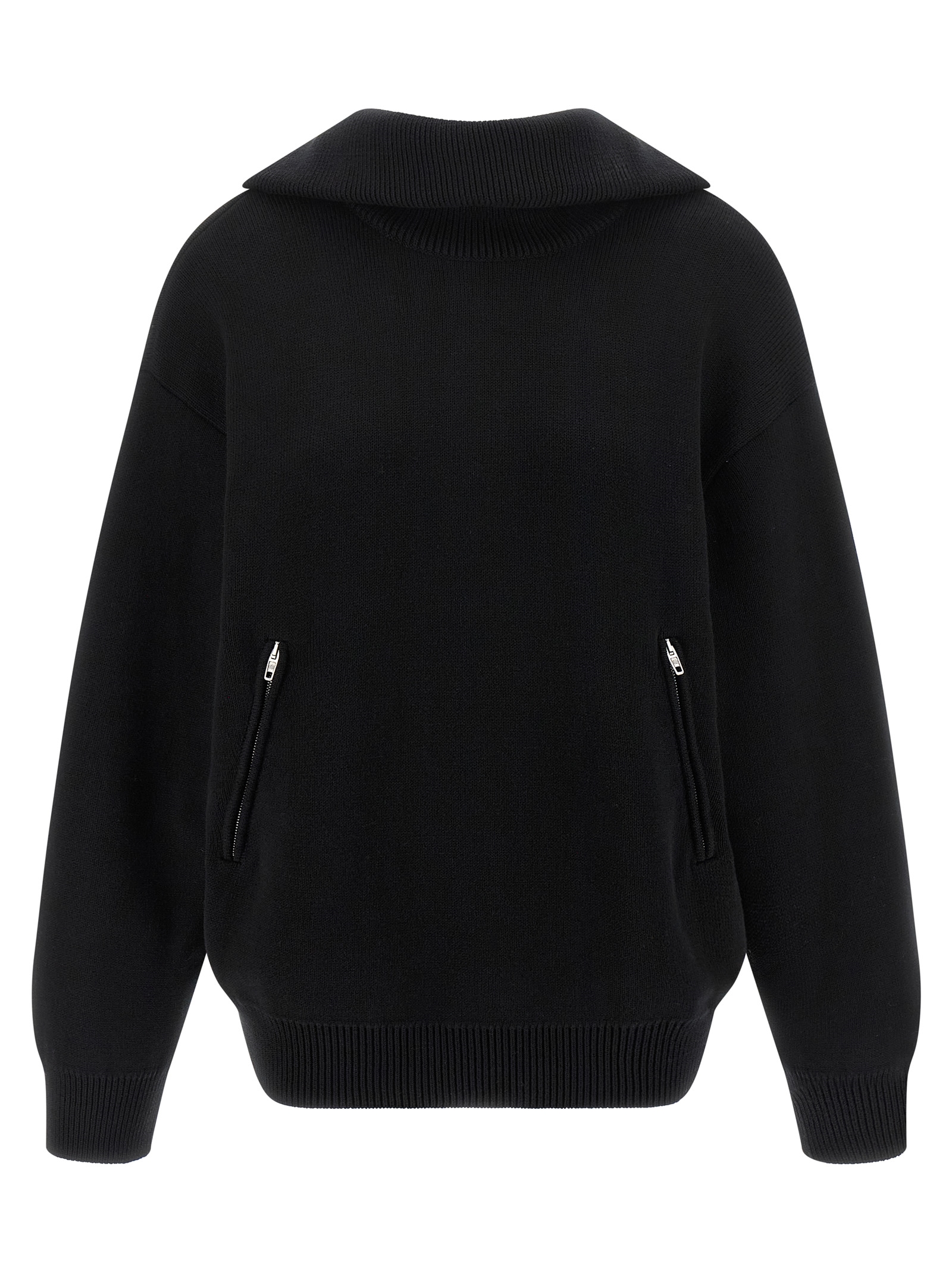 Black Cotton Cardigan