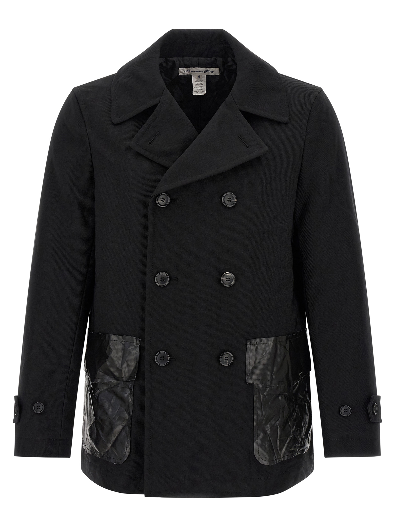 Black Polyester Coat
