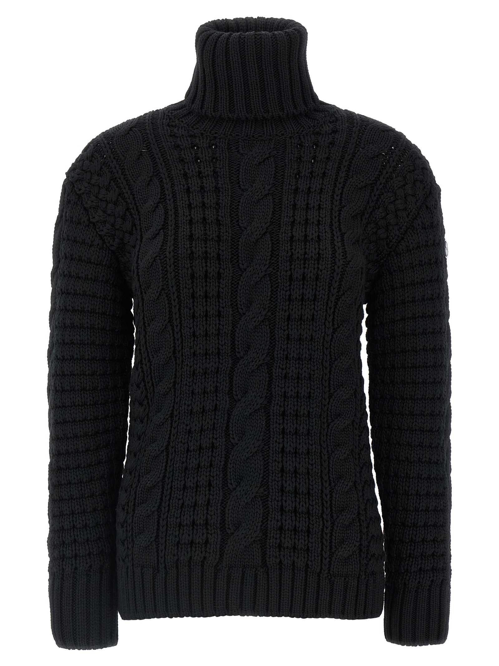 Black Virgin Wool Cardigan