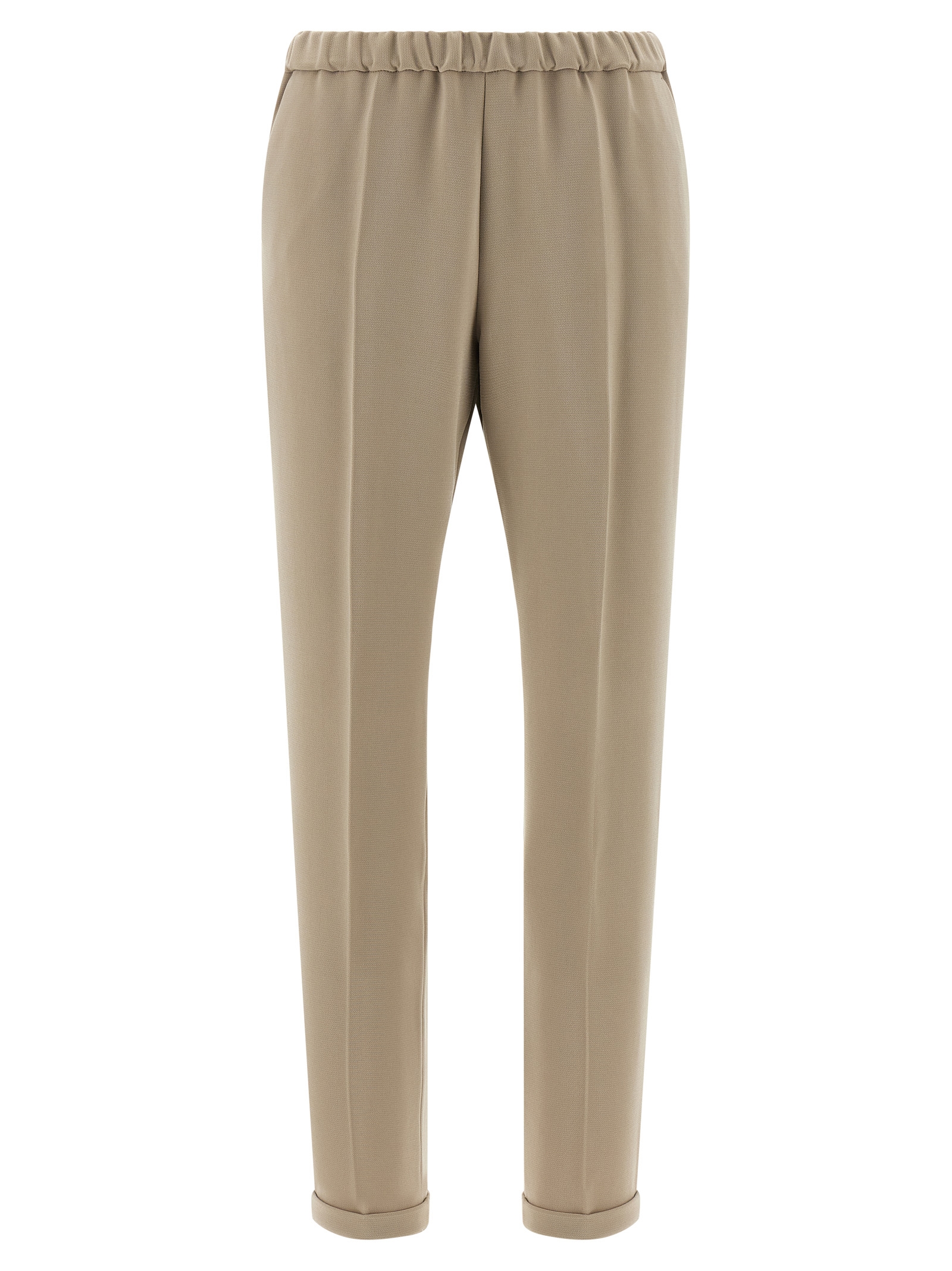 Beige Triacetate Casual Pants