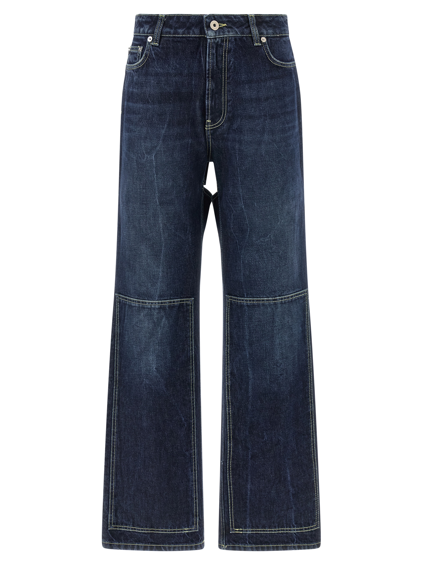 Blue Cotton Jeans Denim
