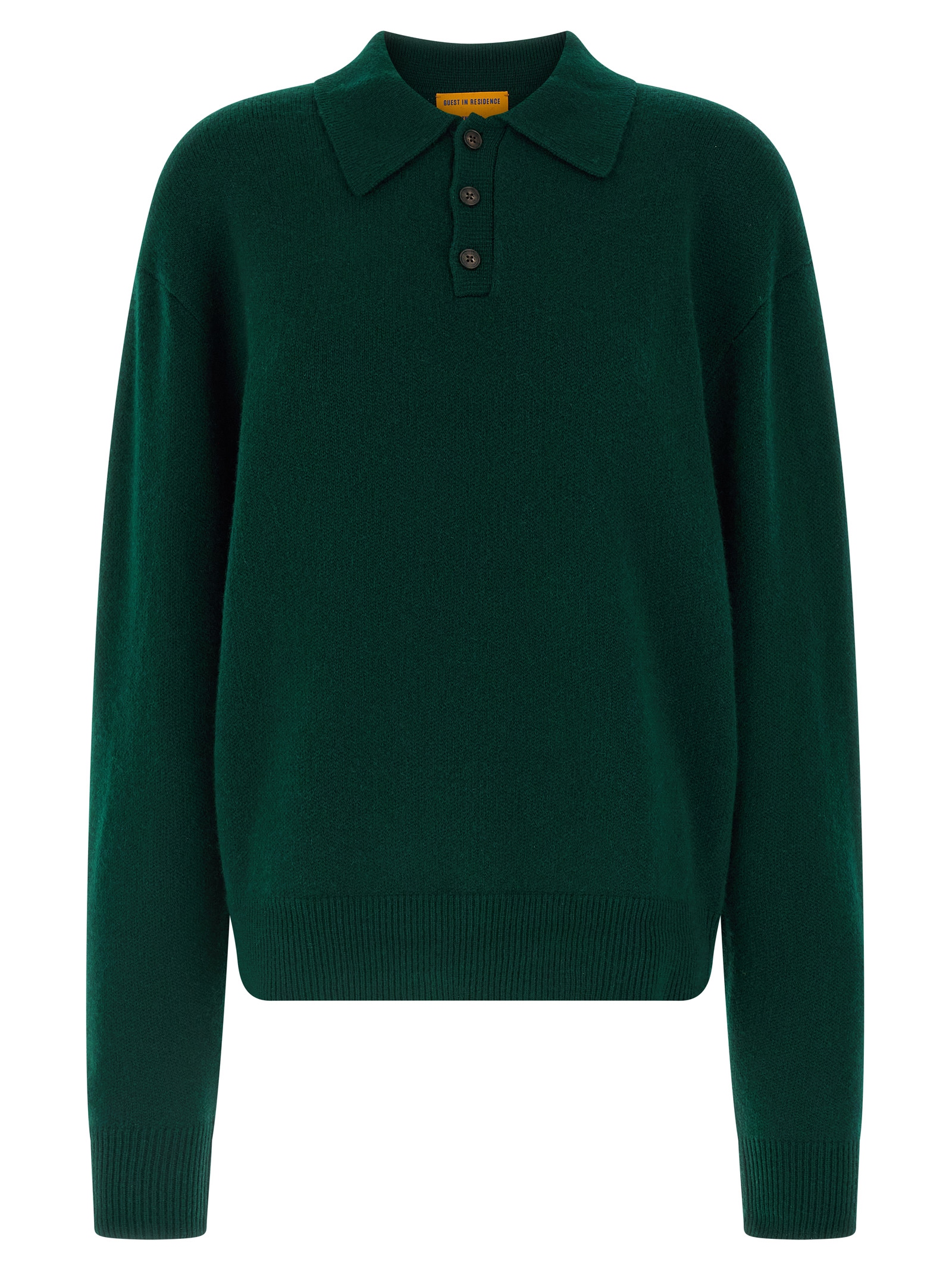 Bicolor Cashmere Polo Shirt