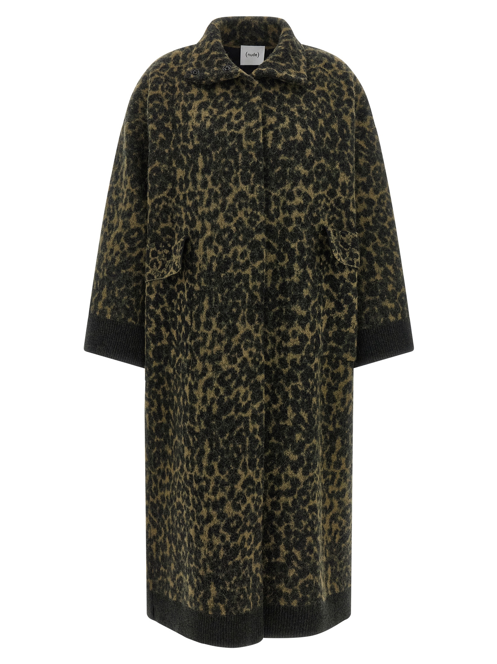 Bicolor Wool Coat
