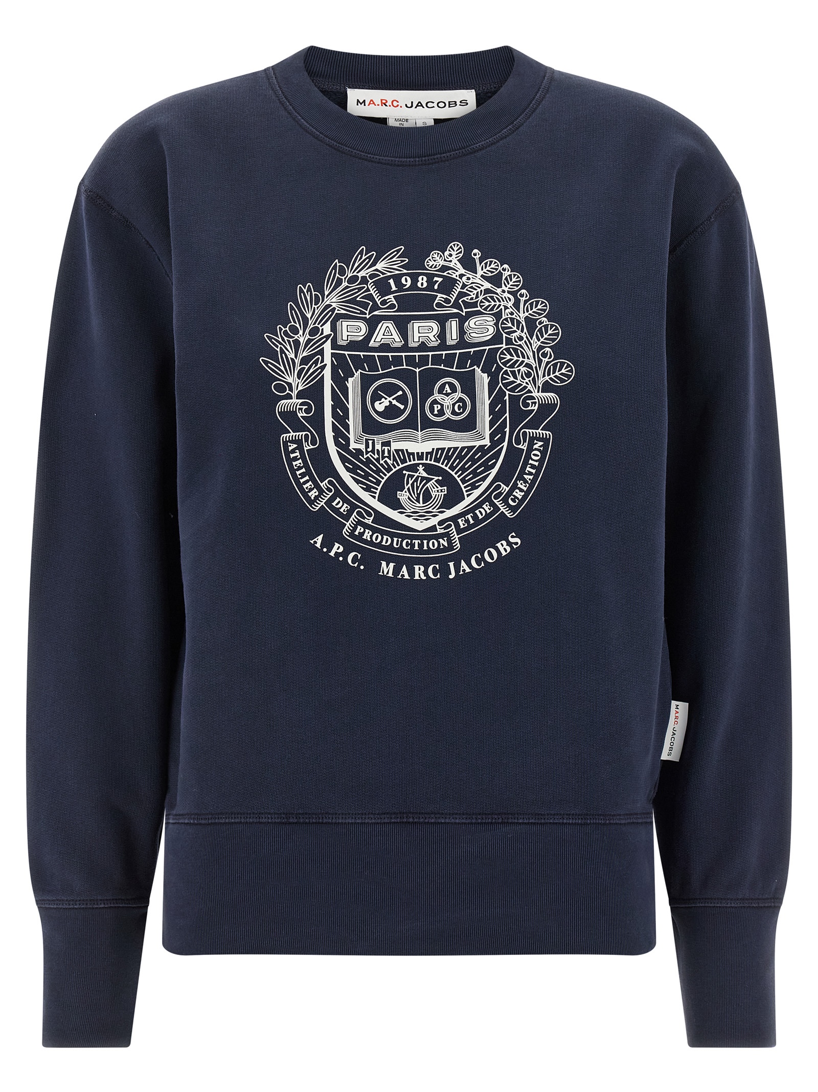 Blue Cotton Sweatshirt
