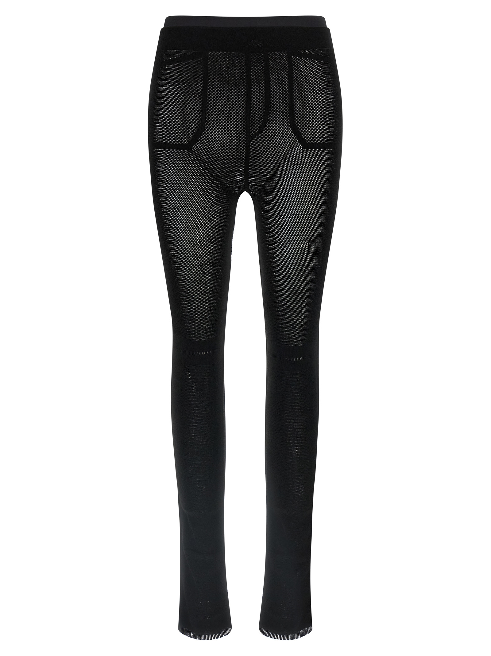 Black Nylon Leggings
