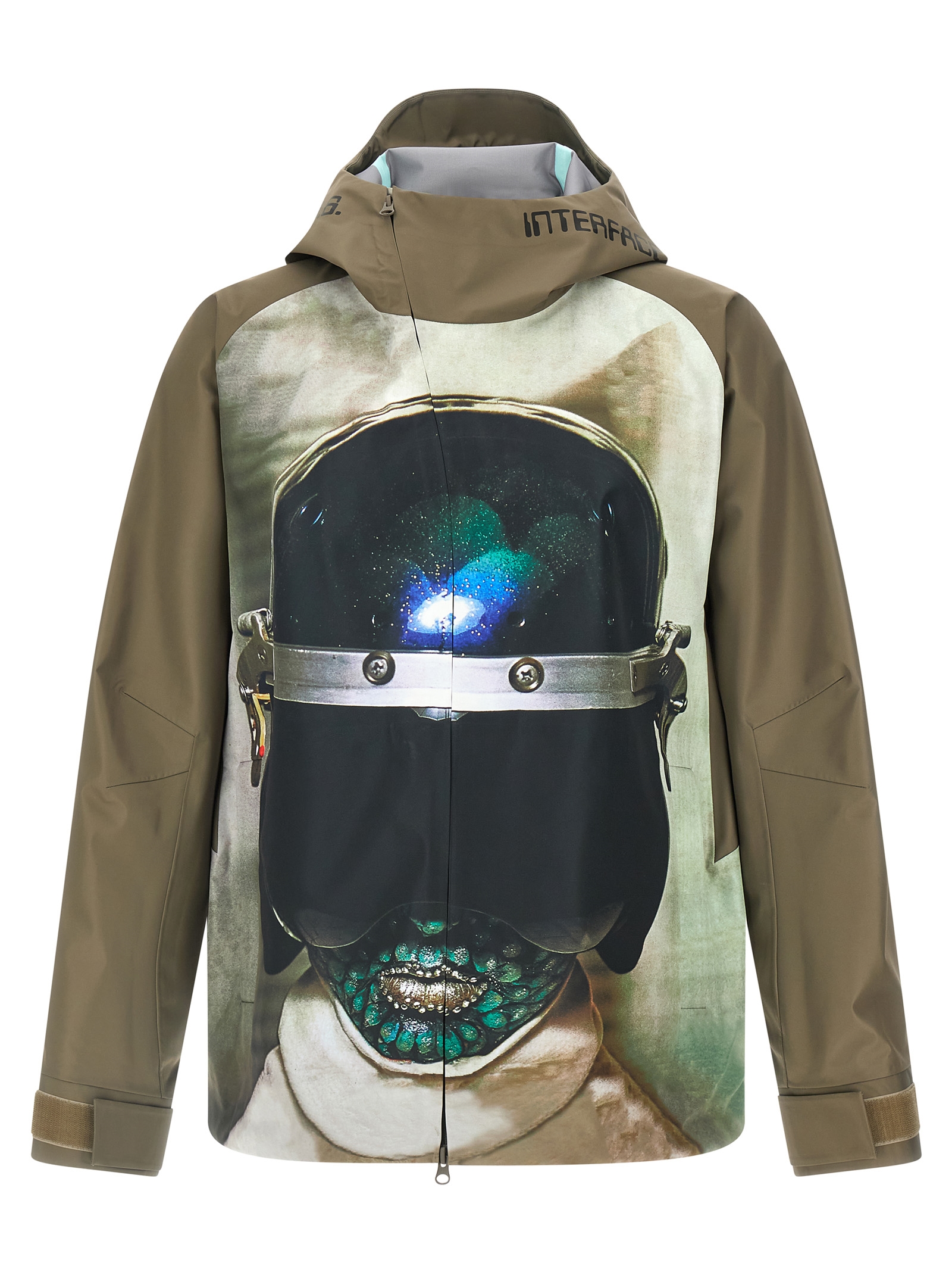 Bicolor Nylon Shell Jacket